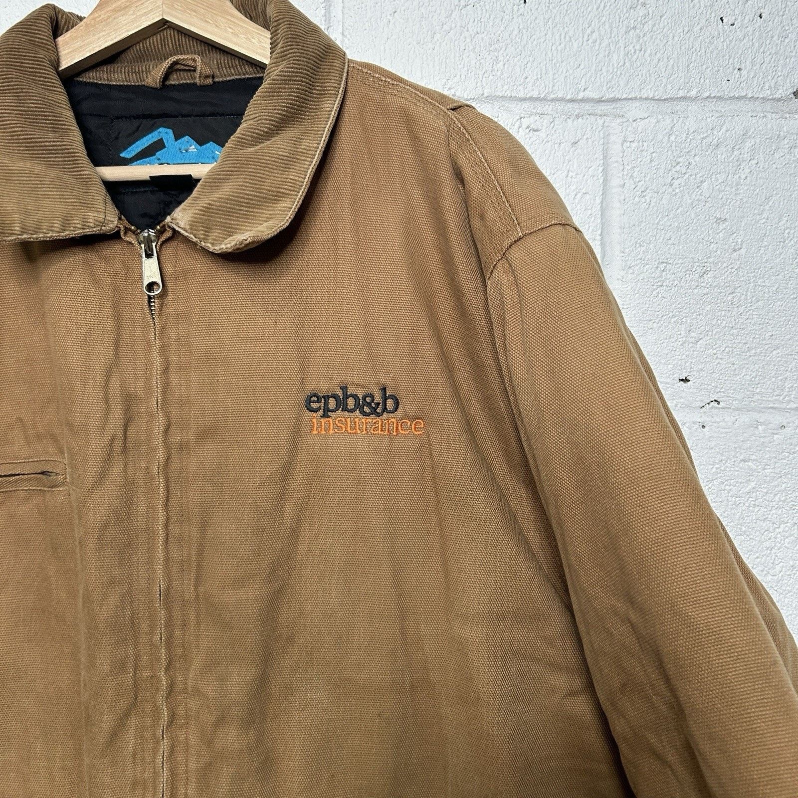 Other Vintage Tri-Mountain Quilted Detroit Style Jacket “Tan” Size US L / EU 52-54 / 3 - 3 Thumbnail