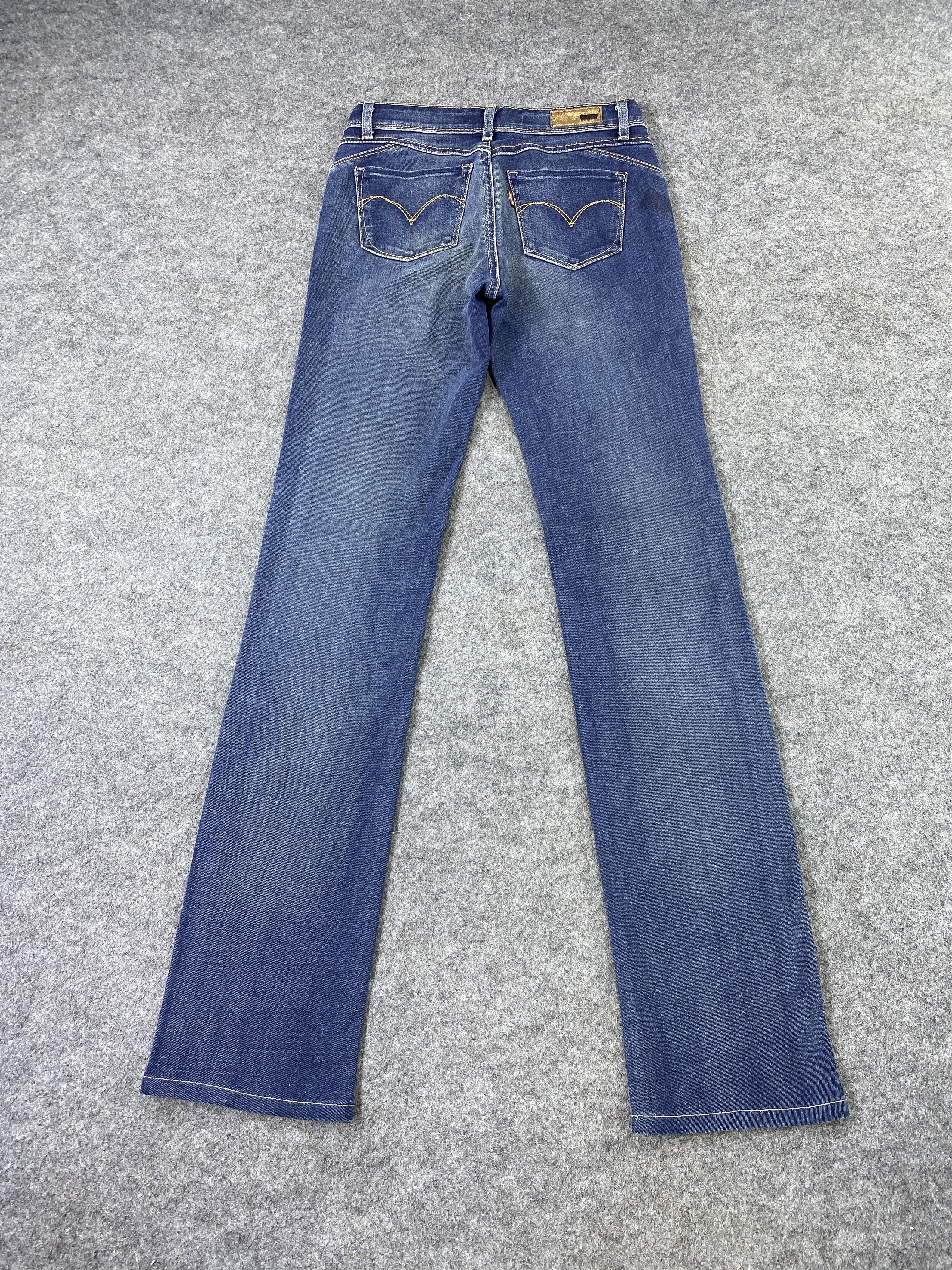 Levi's Vintage Levis Straight Blue Wash Jeans - J1044 Size 26" / US 2 / IT 38 - 4 Thumbnail