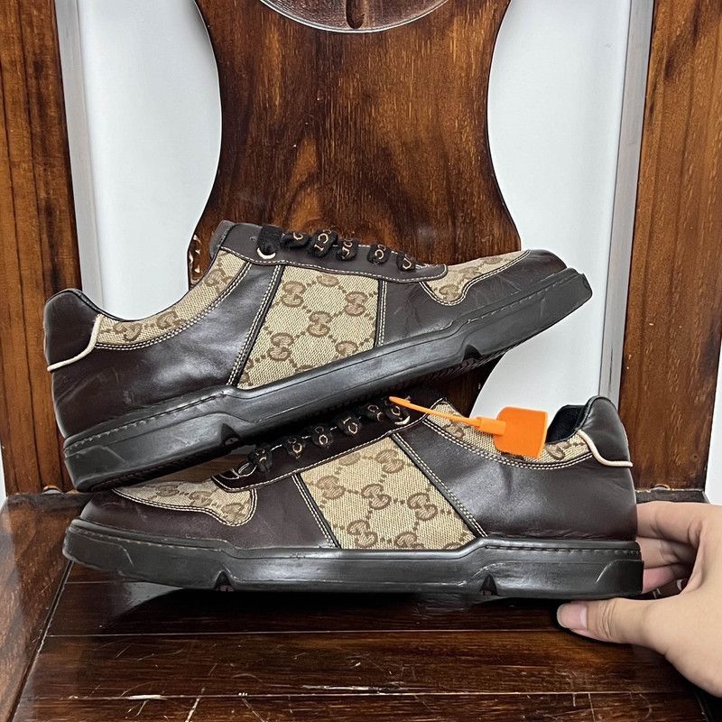 Gucci Gucci Brown Lace-Up Casual Shoes - Size US 8 / EU 41 - 8 Thumbnail