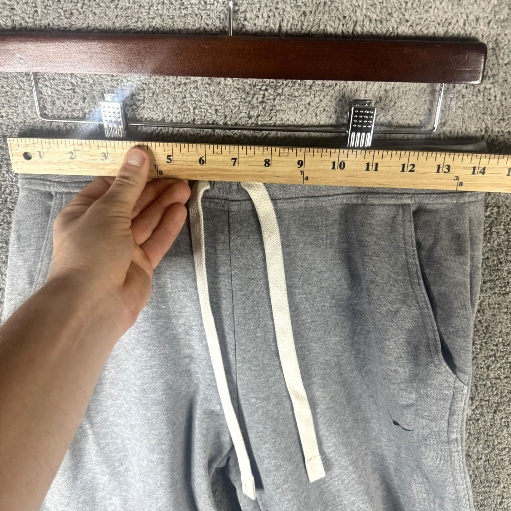 Nike Nike Sweatpants Mens Small Gray Dri-FIT French Terry Joggers Swoosh Logo Cuffed Pants Regular Fit Lounge Activewear Size US 29 - 7 Thumbnail