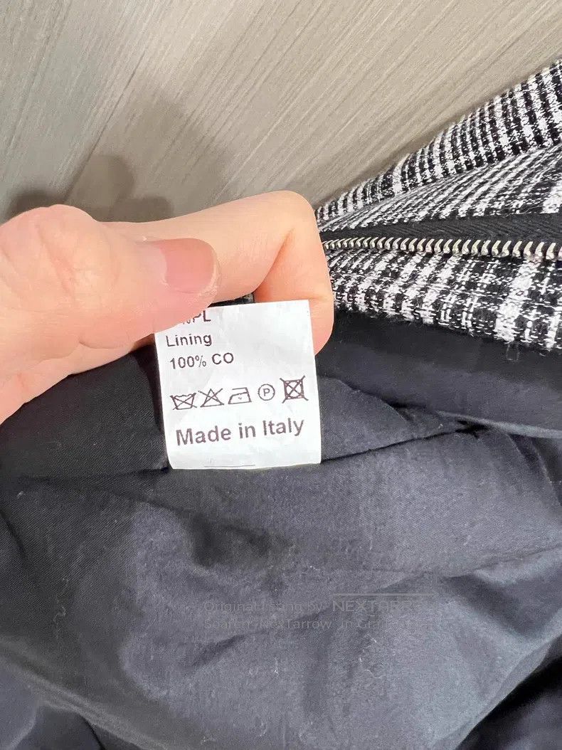 Raf Simons Raf Simons 18FW Black and White Plaid Wool Parka Coat Size US M / EU 48-50 / 2 - 7 Thumbnail