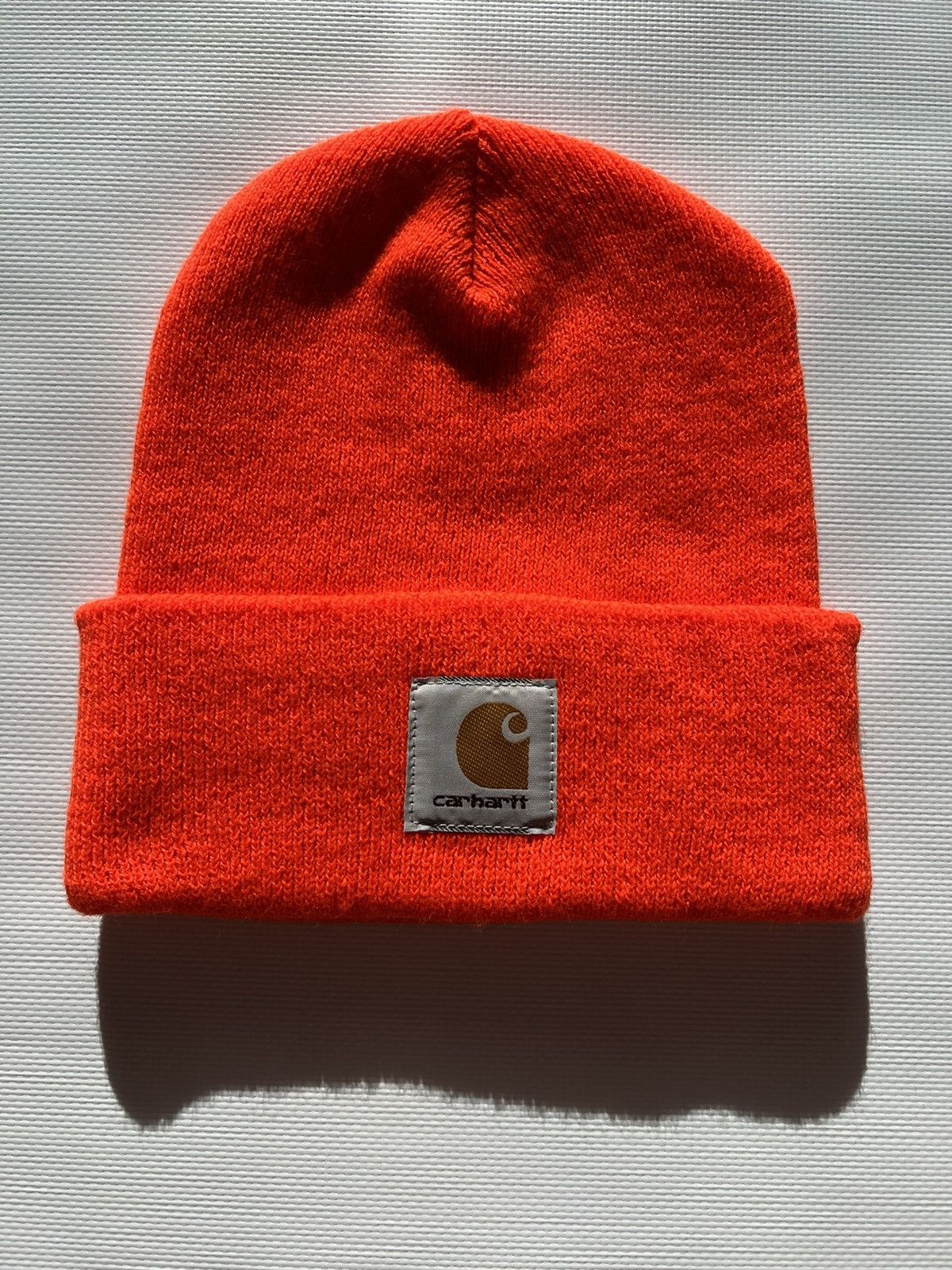 Carhartt Carhartt Bright Orange Acrylic Watch Hat Size ONE SIZE - 2 Thumbnail