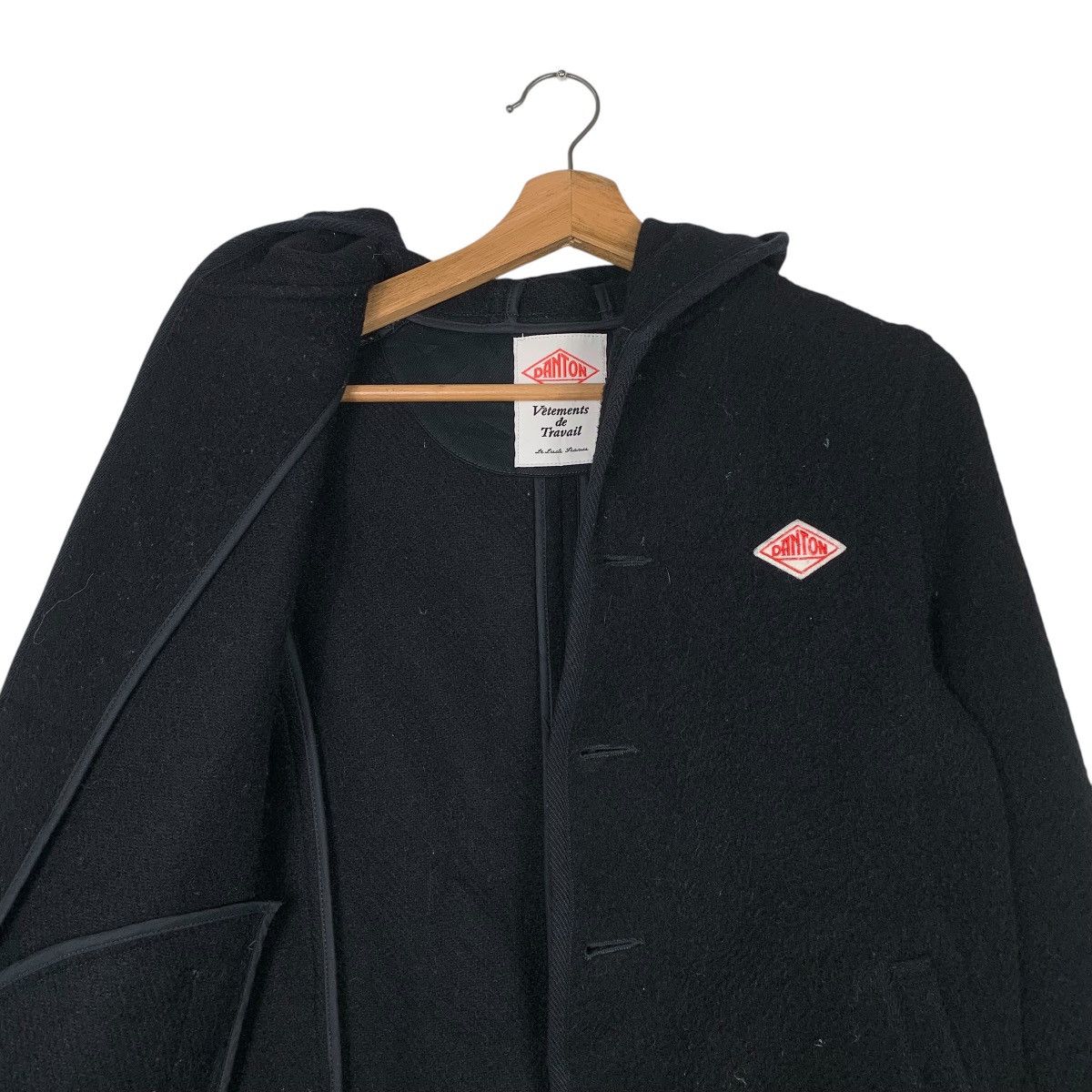Danton Danton Hooded Wool Coat Size S / US 4 / IT 40 - 11 Thumbnail
