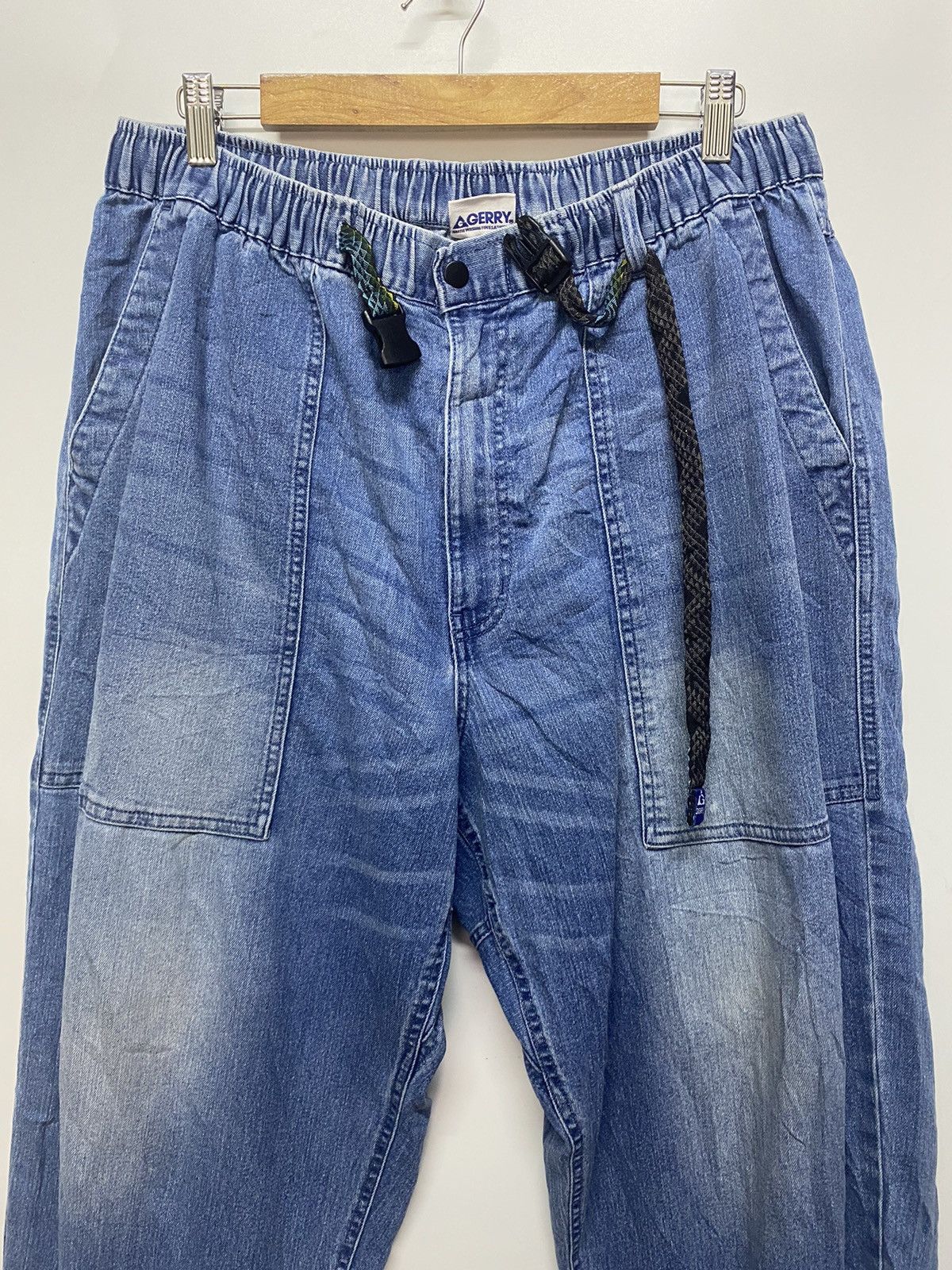 Gramicci GERRY Denim Stretch Loose Pants Size US 34 / EU 50 - 3 Thumbnail