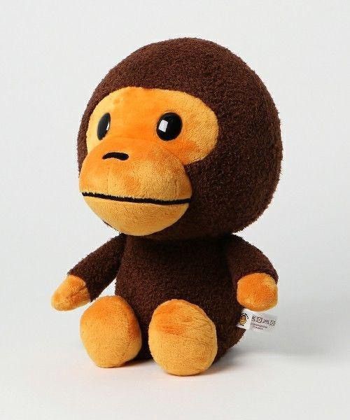 image of Bape Baby Milo Plush 35Cm in Brown, Men's