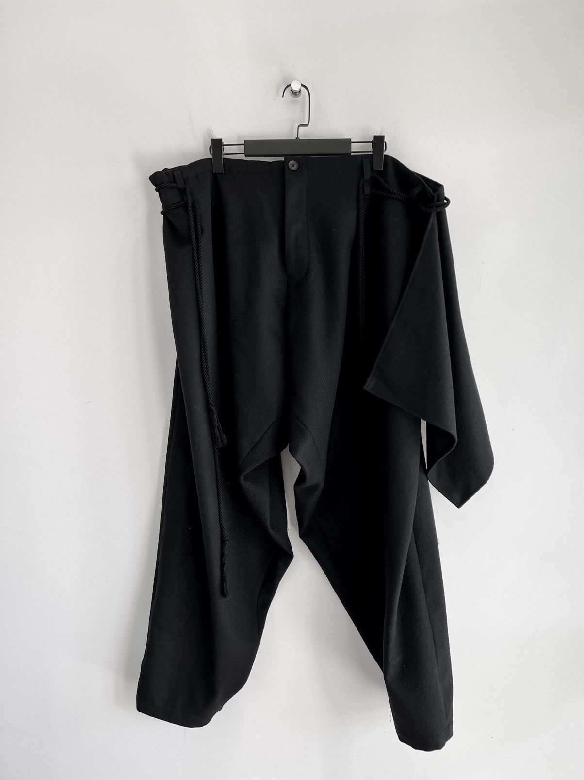 Yohji Yamamoto Pour Homme - LAYERED DRAPED PANTS