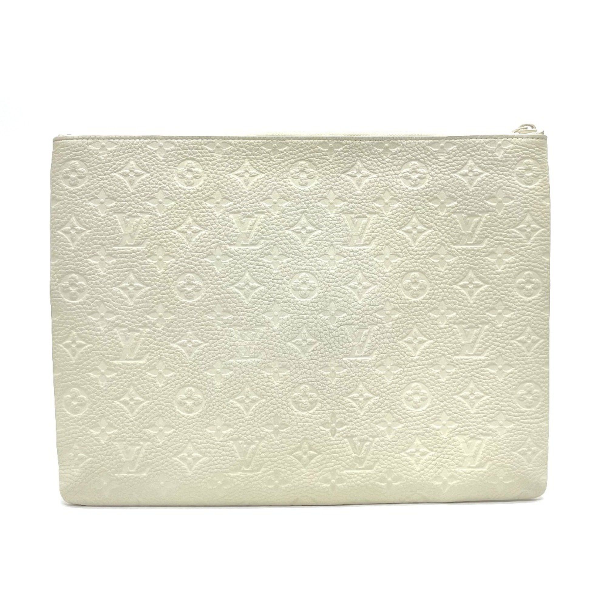 Louis Vuitton Louis Vuitton M67462 Taurillon ClemenceMonogram Bag Virgil Abloh Clutch bag Blanc White Size ONE SIZE - 1 Thumbnail