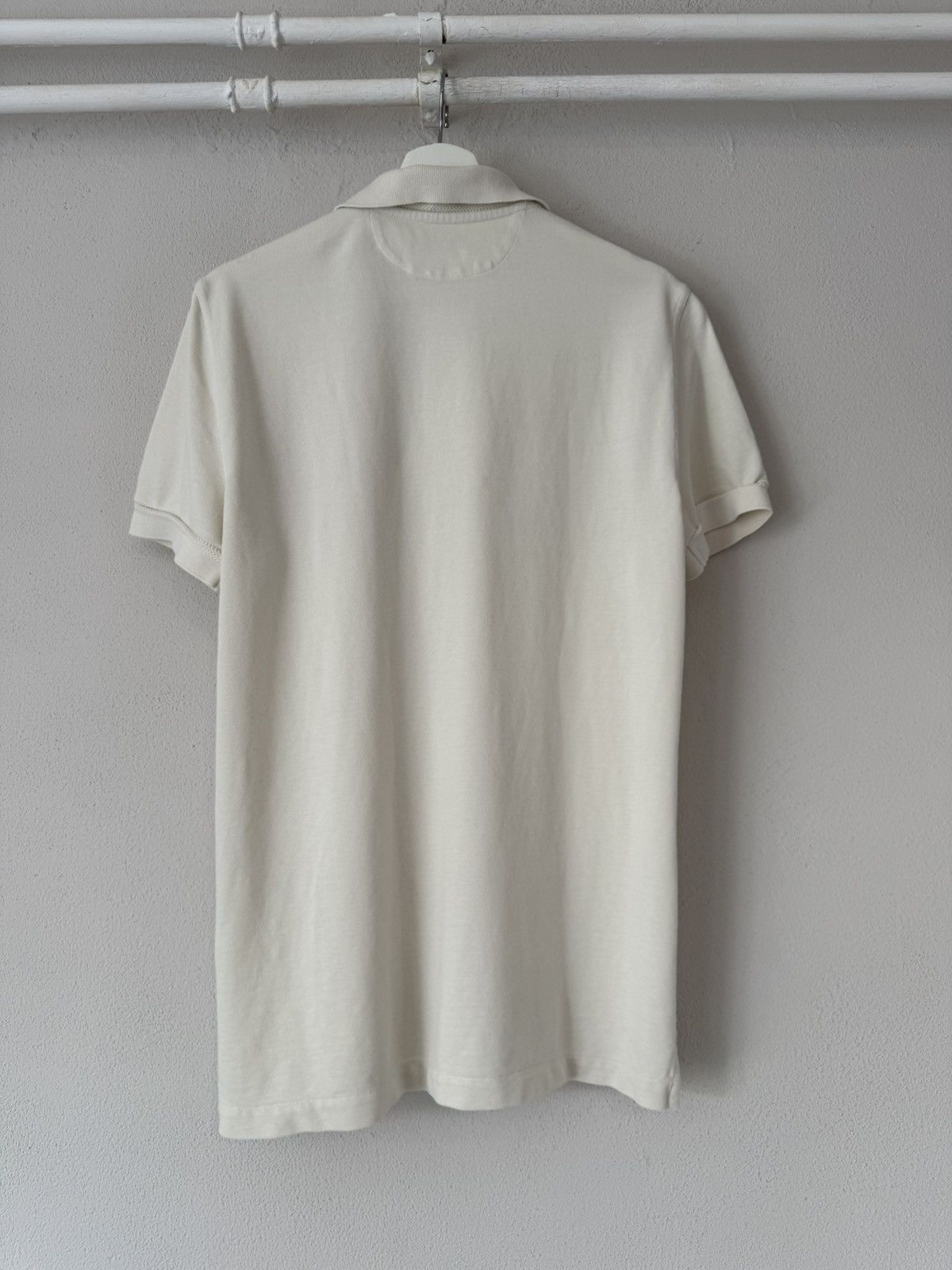 Tom Ford Tom Ford Classic Ivory Piqué Polo Shirt Size US M / EU 48-50 / 2 - 2 Thumbnail