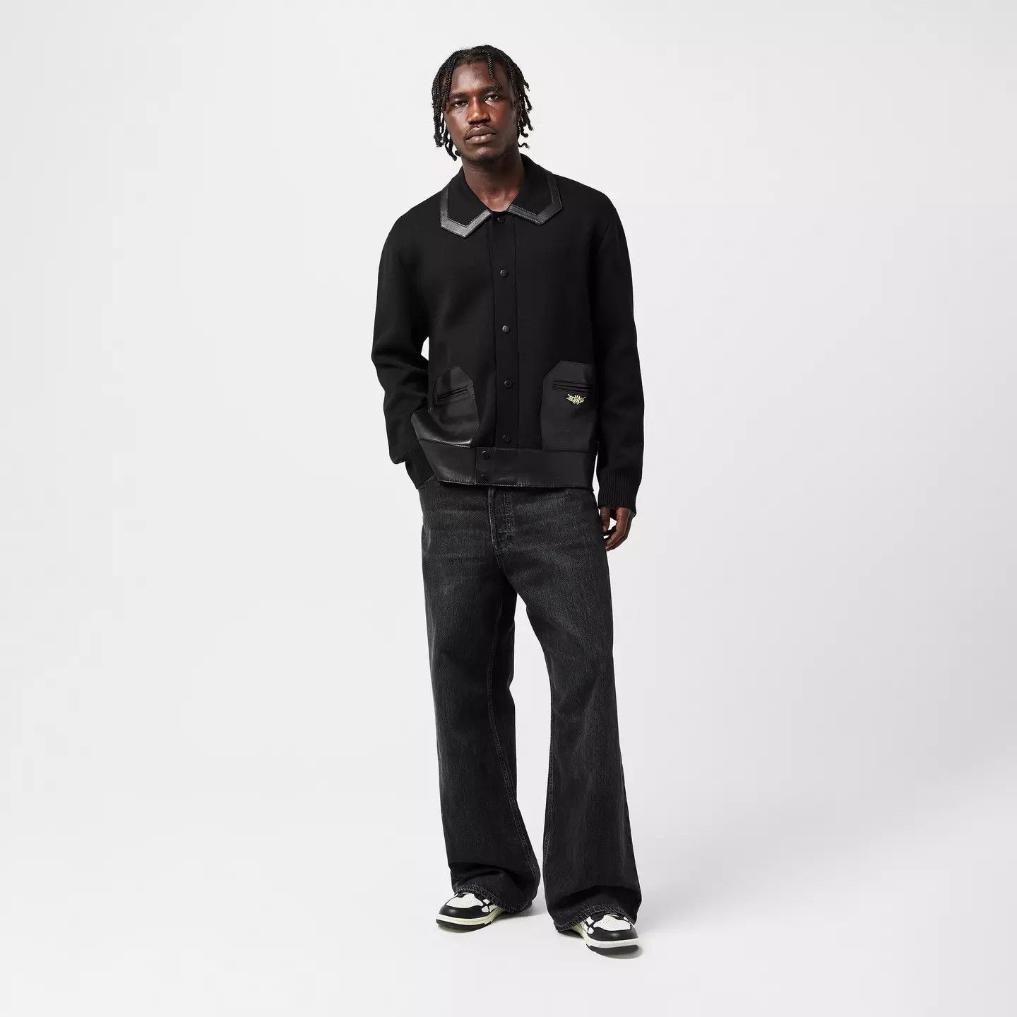 Amiri o1g2r1mq0426 Relaxed Fit Cardigan in Black Size US L / EU 52-54 / 3 - 5 Thumbnail