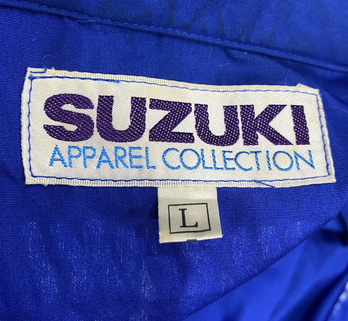 All Sport × Vintage SUZUKI Apparel Collection Zipper Jacket Cotton Size US L / EU 52-54 / 3 - 16 Thumbnail