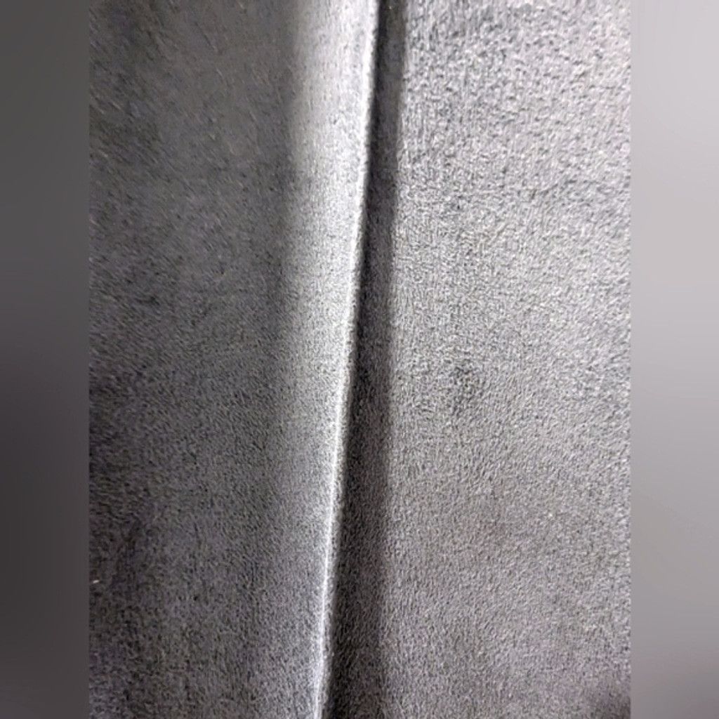 Giorgio Armani Giorgio Armani Gray High Waisted Tie Front Vegan Suede Pants Size 42" / US 20 - 5 Thumbnail