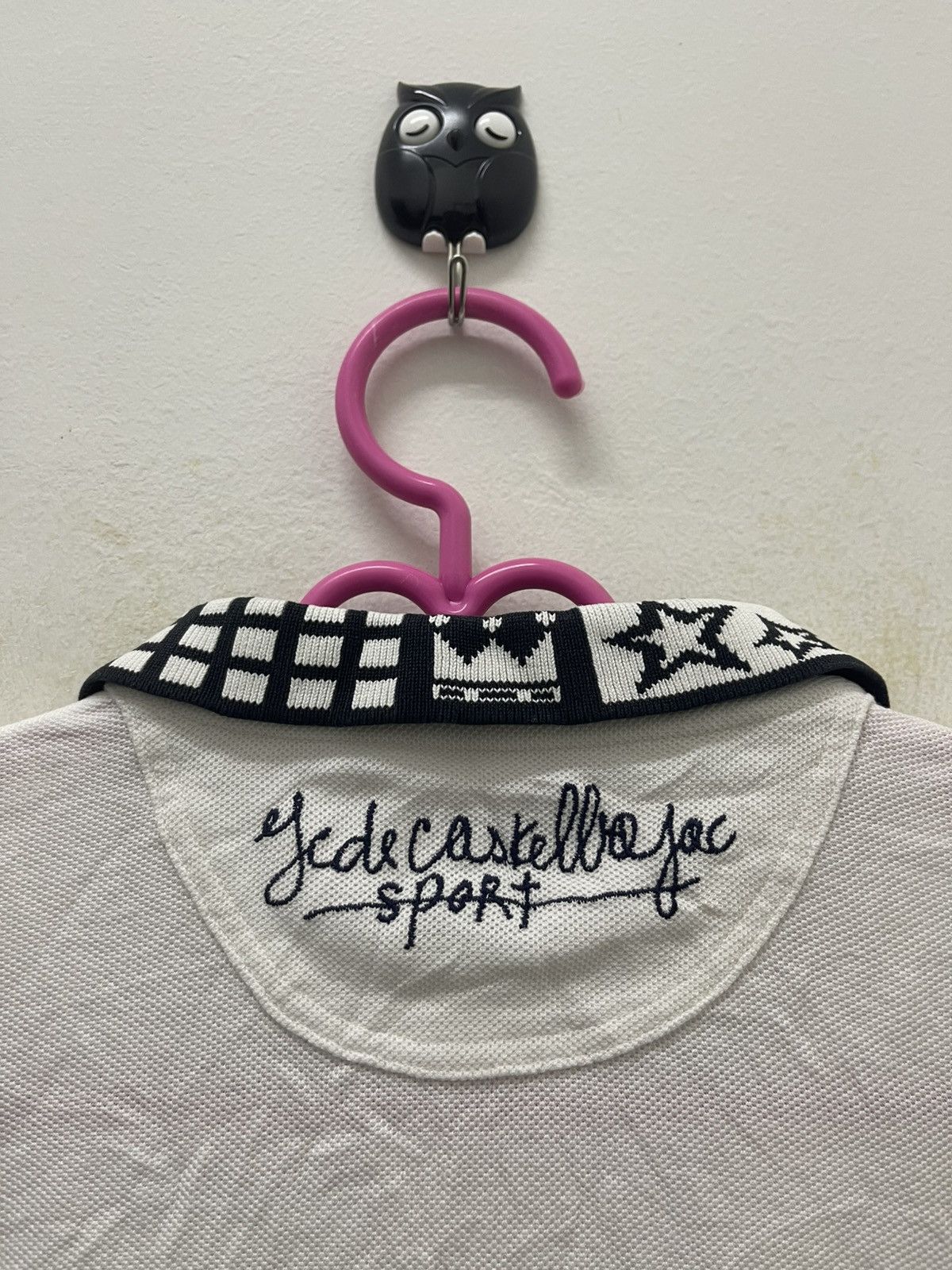 Jean Charles De Castelbajac Rare Vintage JEAN CHARLES DE CASTELBAJAC White Polo Size US M / EU 48-50 / 2 - 8 Thumbnail