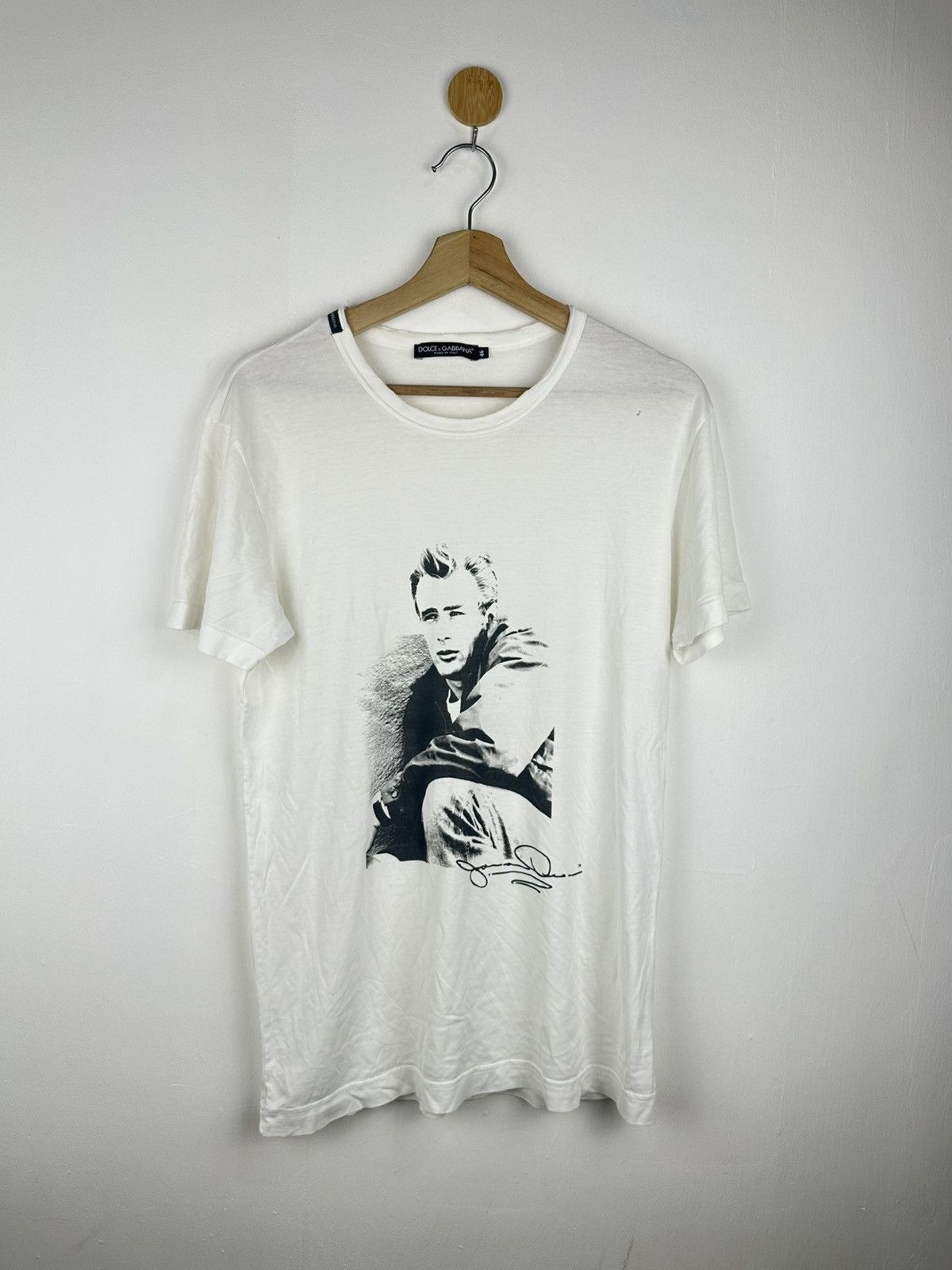 Dolce & Gabbana Distressed Dolce & Gabanna x James Dean Tee Size US M / EU 48-50 / 2 - 1 Thumbnail