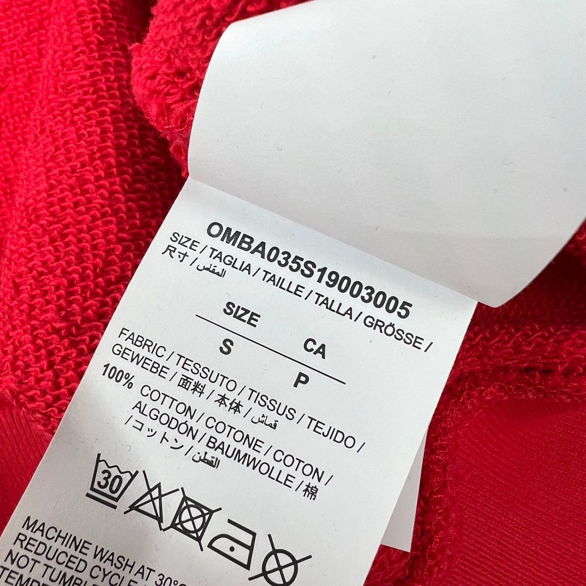 Off-White Off-White Mona Lisa Red Sweatshirt Size US L / EU 52-54 / 3 - 4 Thumbnail