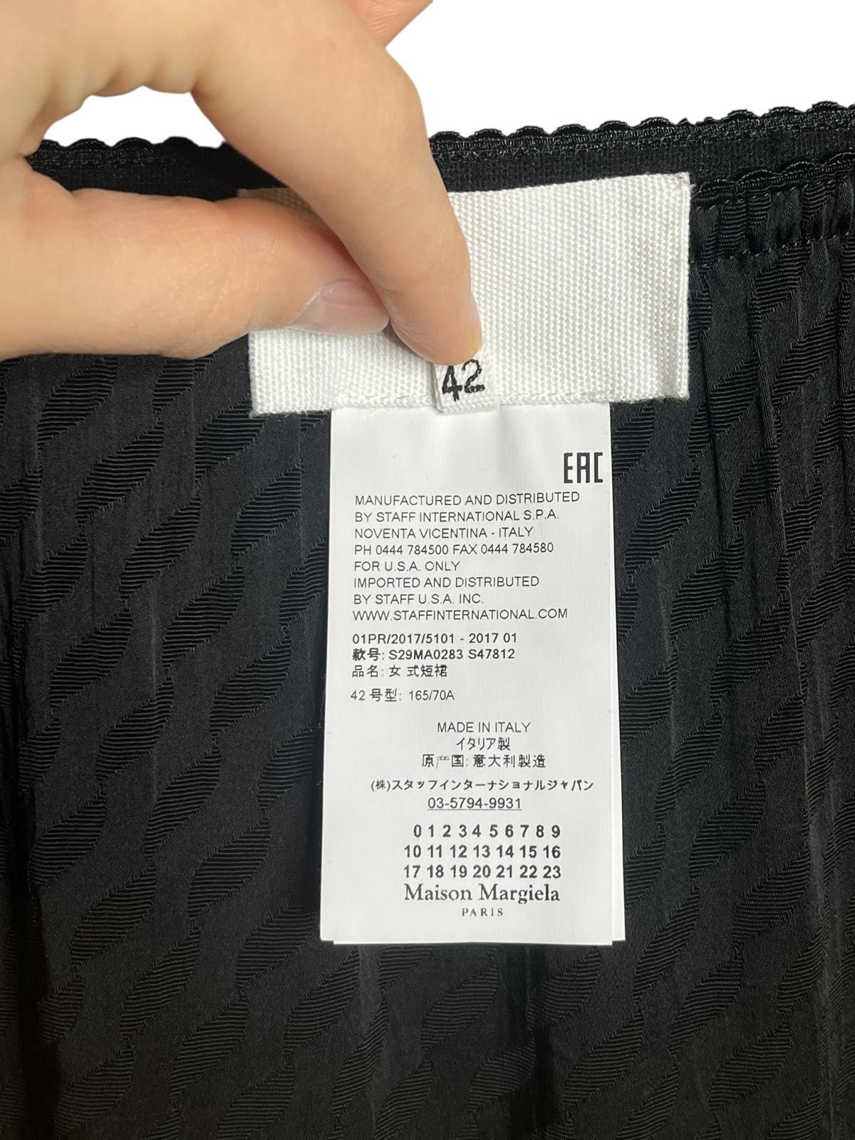 Maison Margiela Maison Margiela SS17 Lace Trim Slip Skirt Black Size 42 Size 28" / US 6 / IT 42 - 7 Thumbnail