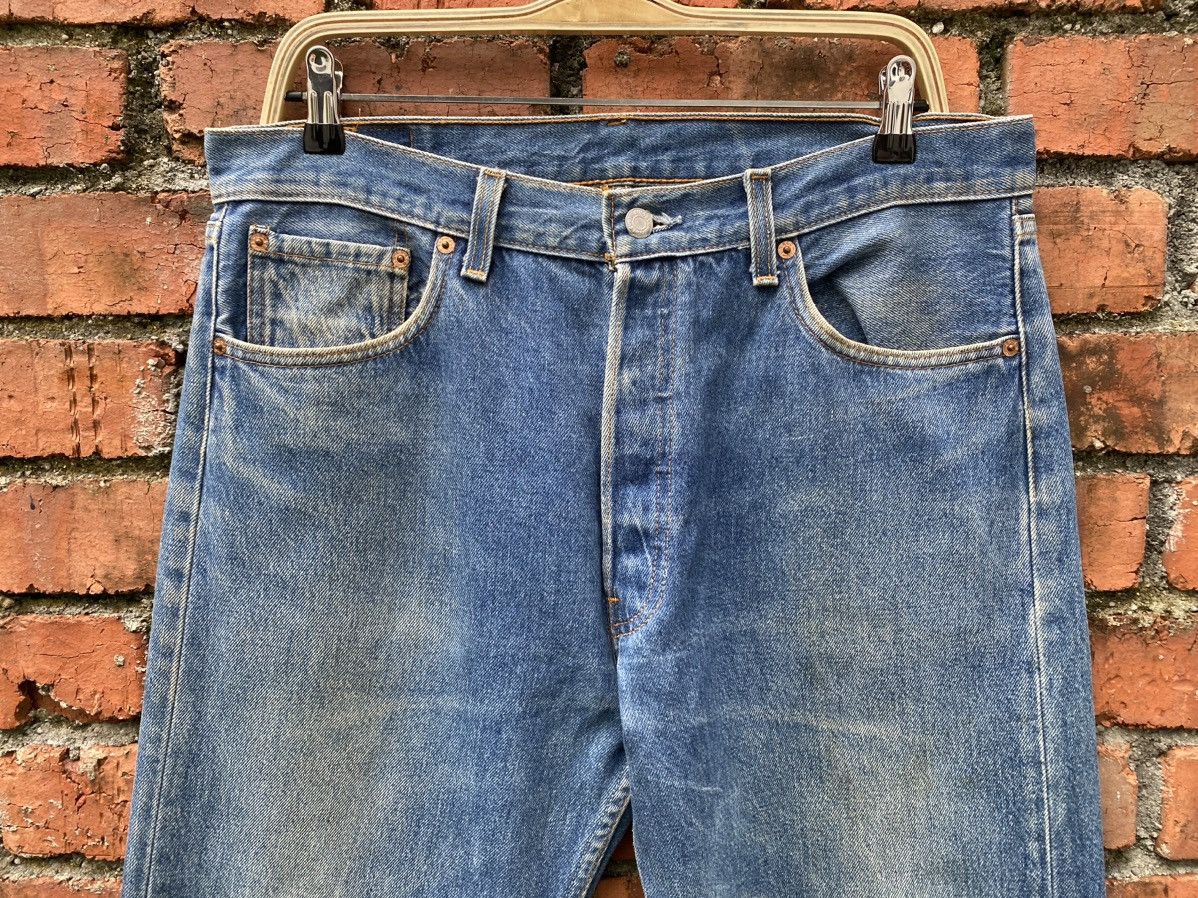 Levi's × Levi's Vintage Clothing × Vintage size 35x28.5 vintage levi's 501 90s made in USA Size US 35 - 4 Thumbnail