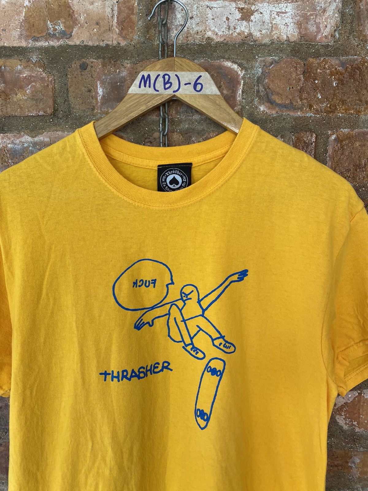 Antihero × Thrasher 2000s Mark Gonzales X Thrasher Fuck skate tee Size US M / EU 48-50 / 2 - 3 Thumbnail
