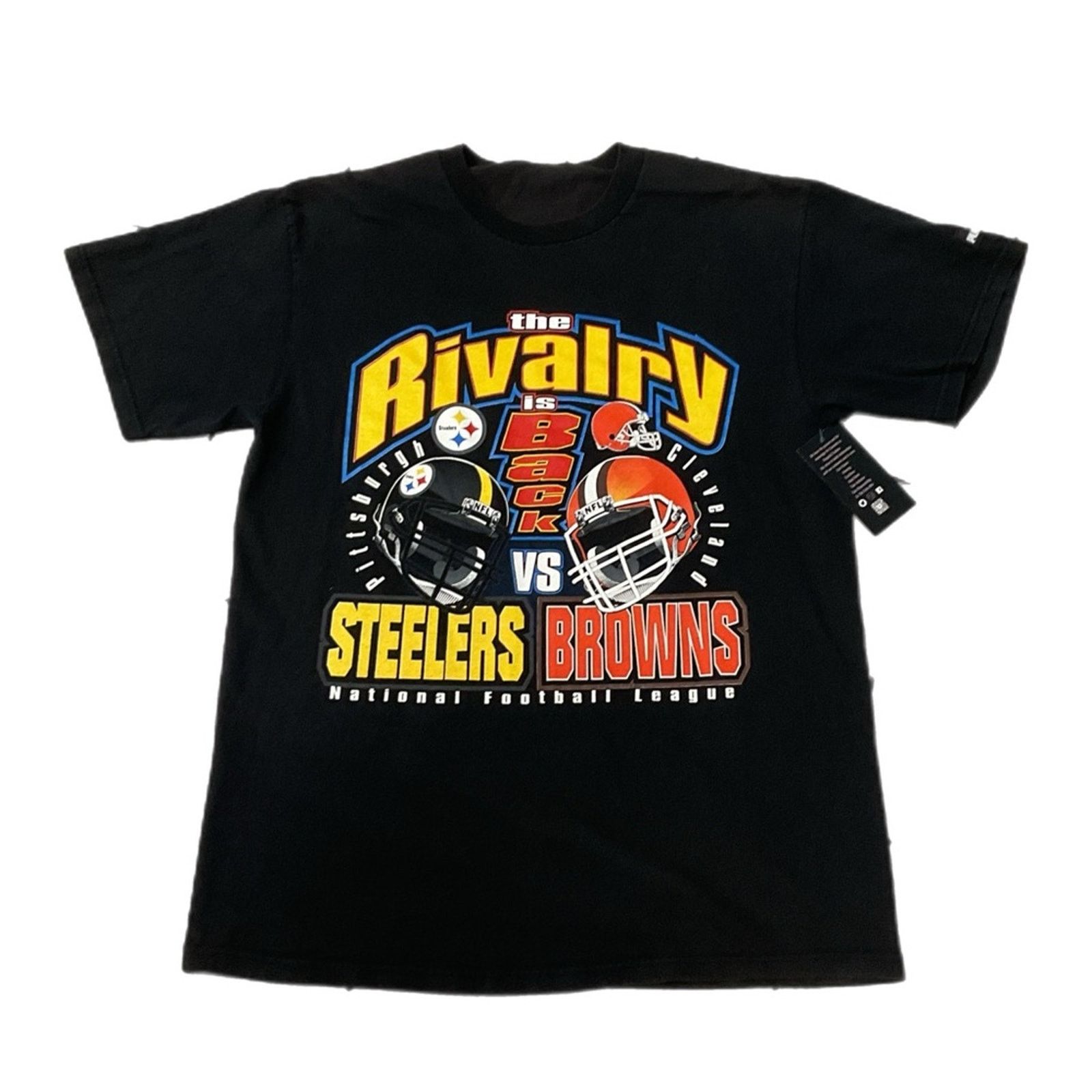 Puma Vintage 90's Puma Cleveland vs Pittsburgh NFL T-Shirt Size US M / EU 48-50 / 2 - 1 Thumbnail