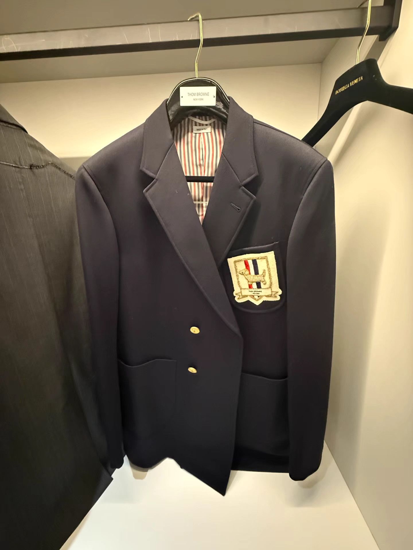 Thom Browne Thom Browne Navy Puppy Thick Suit Jacket K27 Size US M / EU 48-50 / 2 - 1 Thumbnail