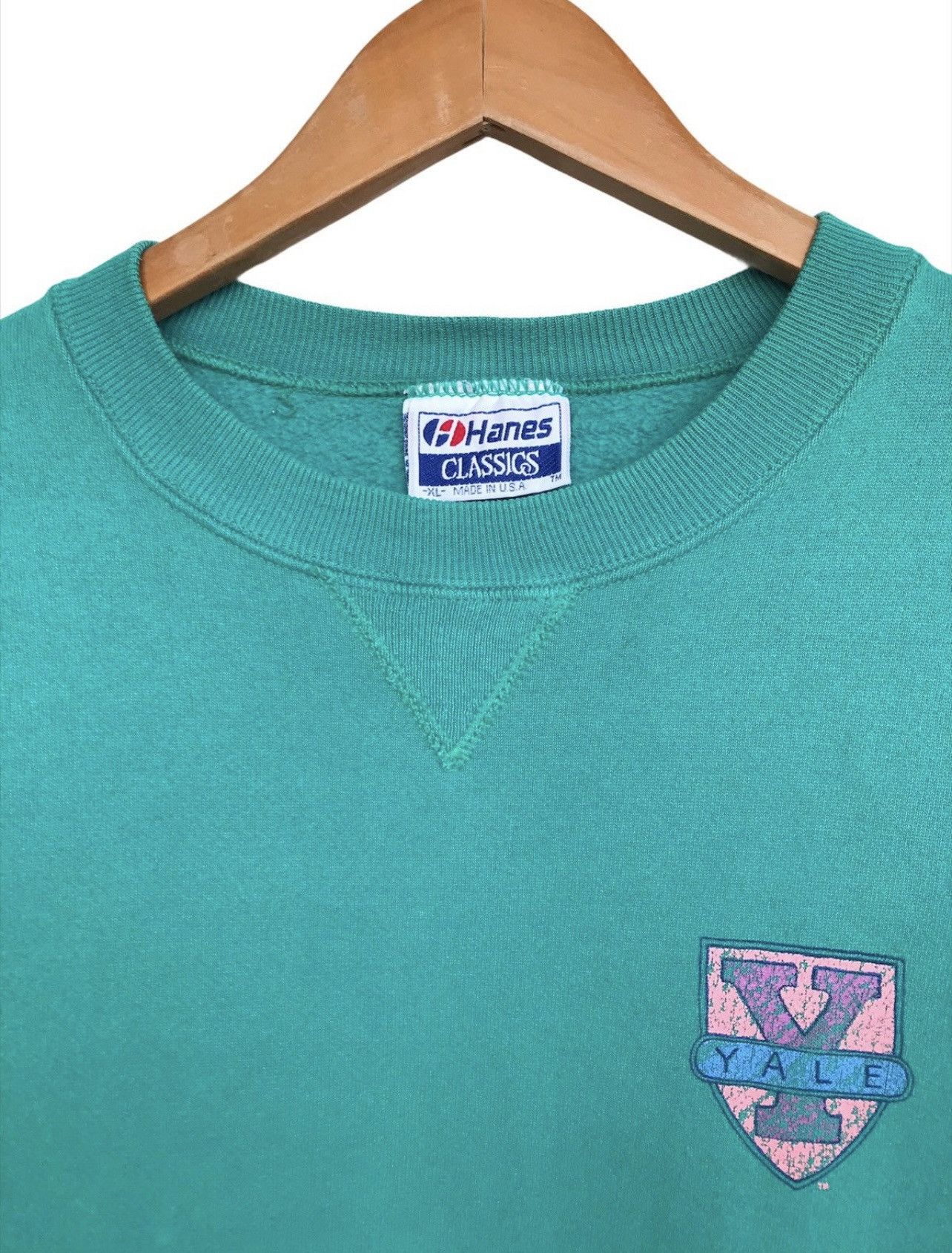 Vintage Vintage 90's University Yale Big Logo Baggy Boxy Sweatshirt Size US M / EU 48-50 / 2 - 6 Thumbnail