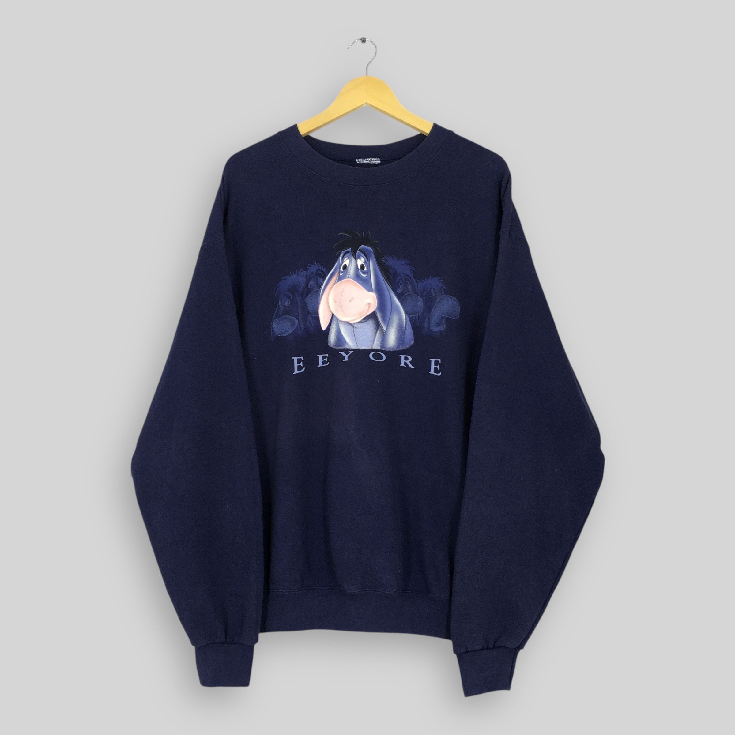 Disney × Vintage Vintage 90s Disney Eeyore Character Purple Sweatshirt XLarge Size US XL / EU 56 / 4 - 1 Thumbnail