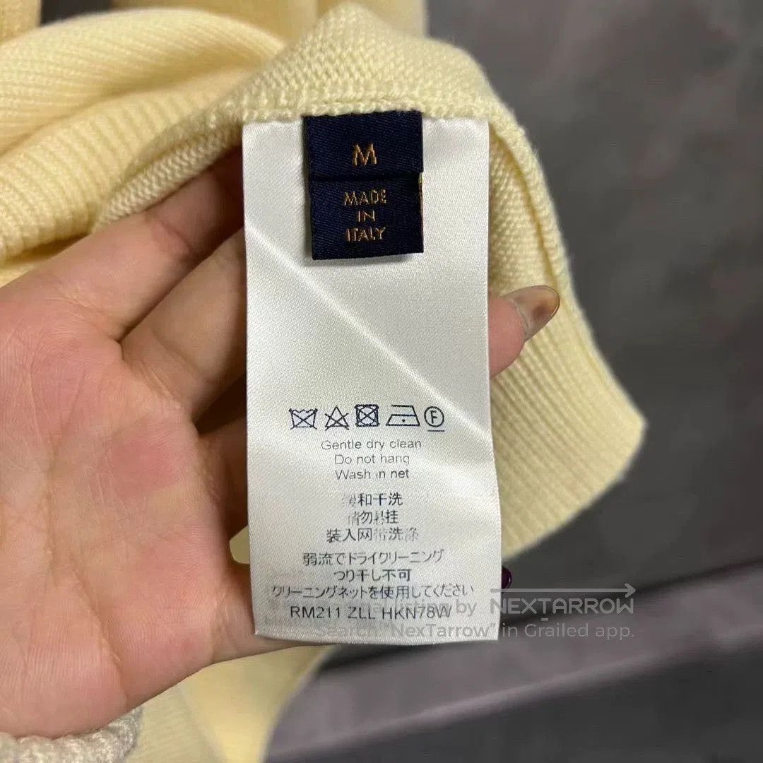 Louis Vuitton louis vuitton cream round neck knit sweater. Size US M / EU 48-50 / 2 - 3 Thumbnail