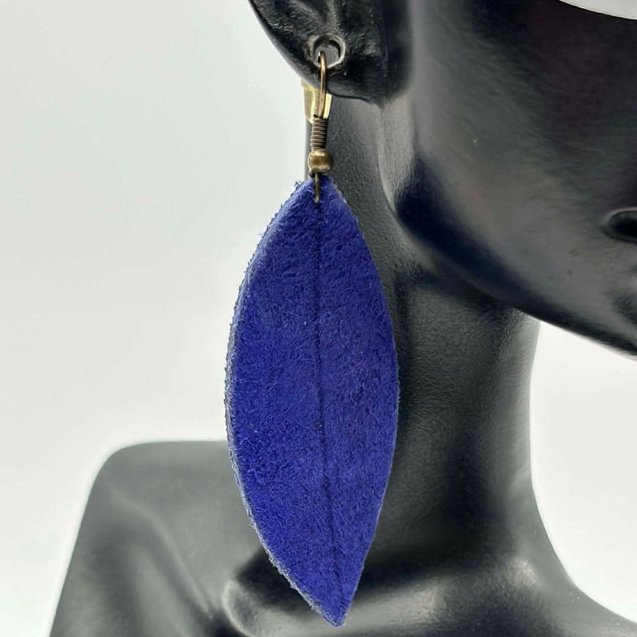 Other Blue Leaf Earrings Size ONE SIZE - 1 Thumbnail