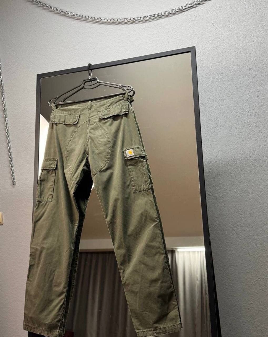 Carhartt Cargo Vintage Pants Carhartt Double Knee Baggy Fit Opium Size US 31 - 6 Thumbnail