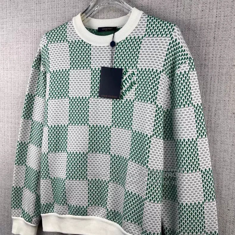 Louis Vuitton Louis Vuitton SS24 Checkerboard Full Letter Logo Crew Neck Size US M / EU 48-50 / 2 - 3 Thumbnail