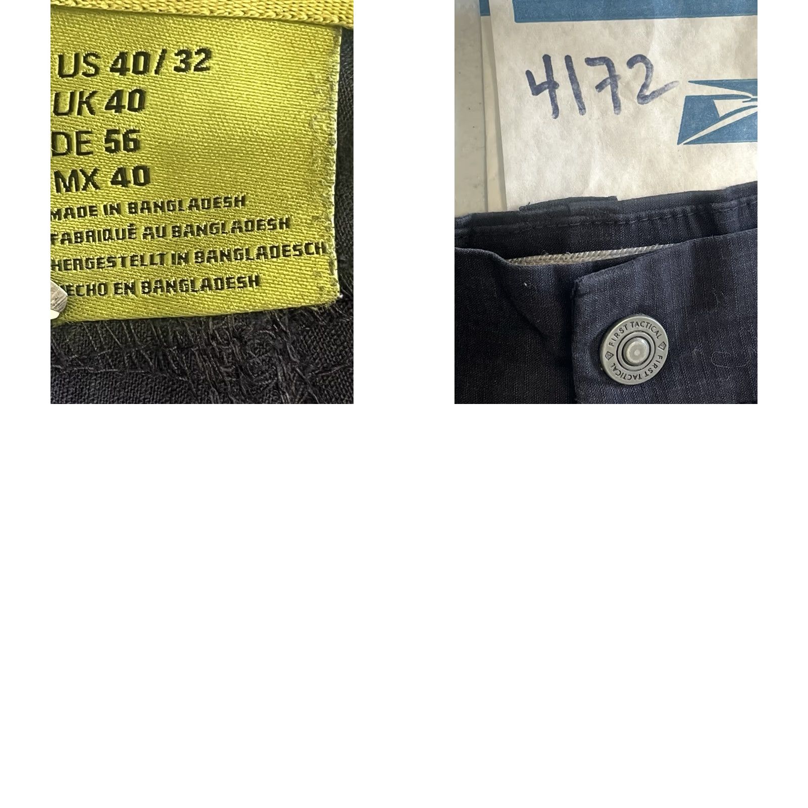 Vintage First Tactical Pants Men 40x32 Black Cargo Tactical Work Utility Pants Size US 40 / EU 56 - 8 Thumbnail