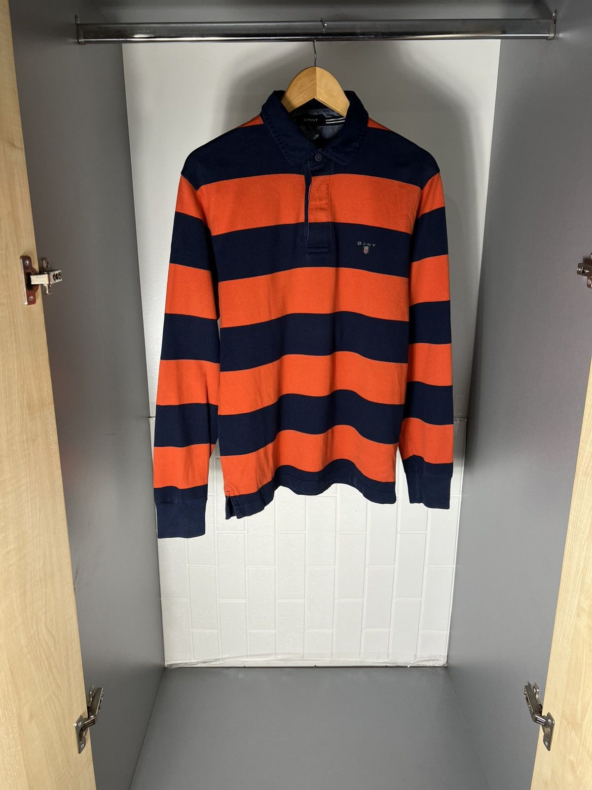 Gant VINTAGE GANT DESIGNER RUGBY LONG SLEEVE POLO RETRO Y2K 90s Size US L / EU 52-54 / 3 - 3 Thumbnail