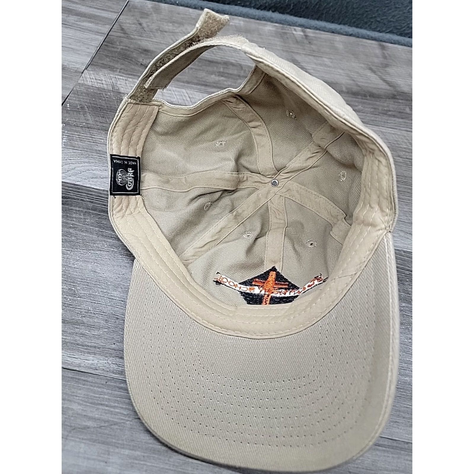 Vintage St. Anthony School Hat Cap Adult Adjustable Baseball Cap Men One Size Beige Cobra Size ONE SIZE - 6 Thumbnail