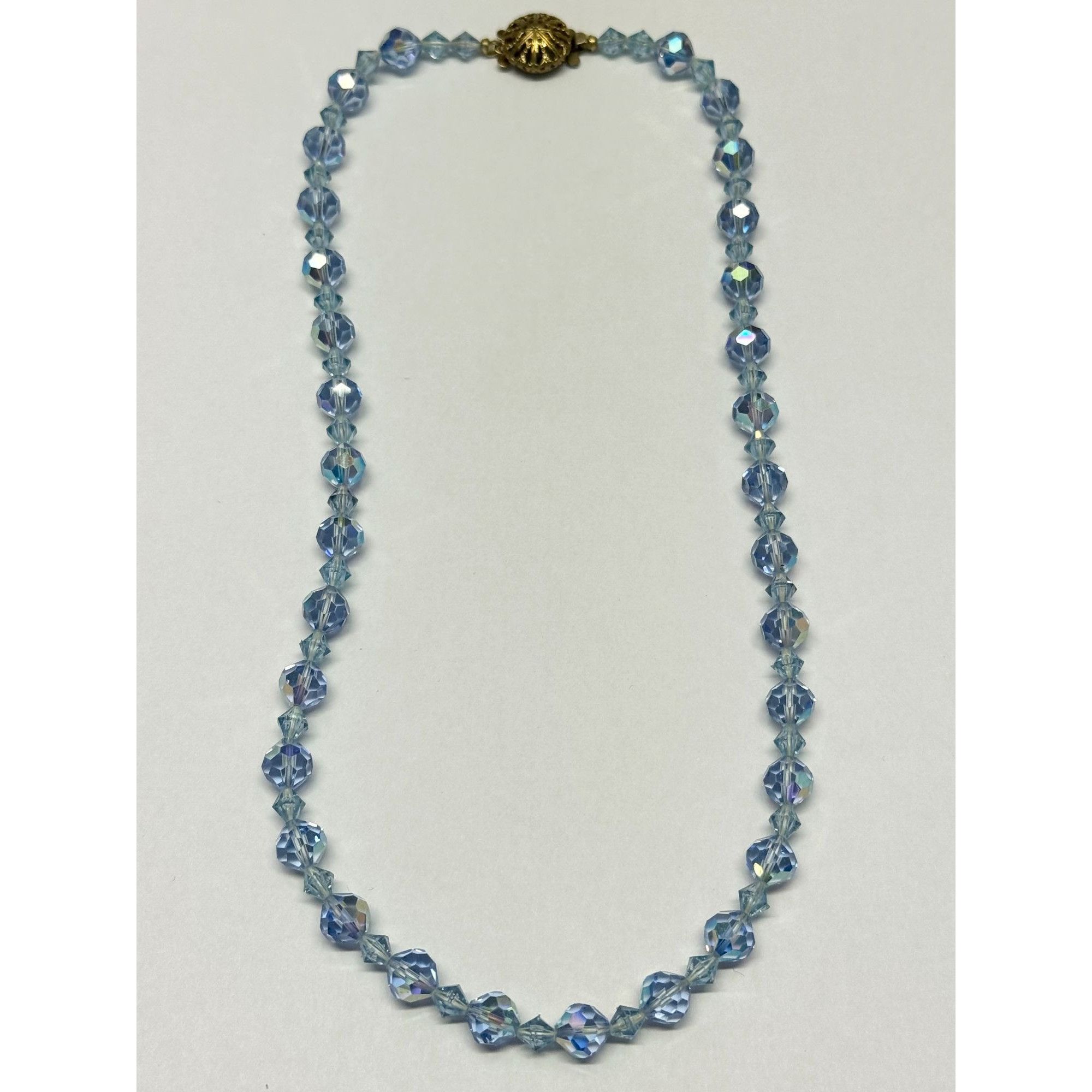 Vintage Vintage blue crystal beaded necklace Size ONE SIZE - 3 Thumbnail