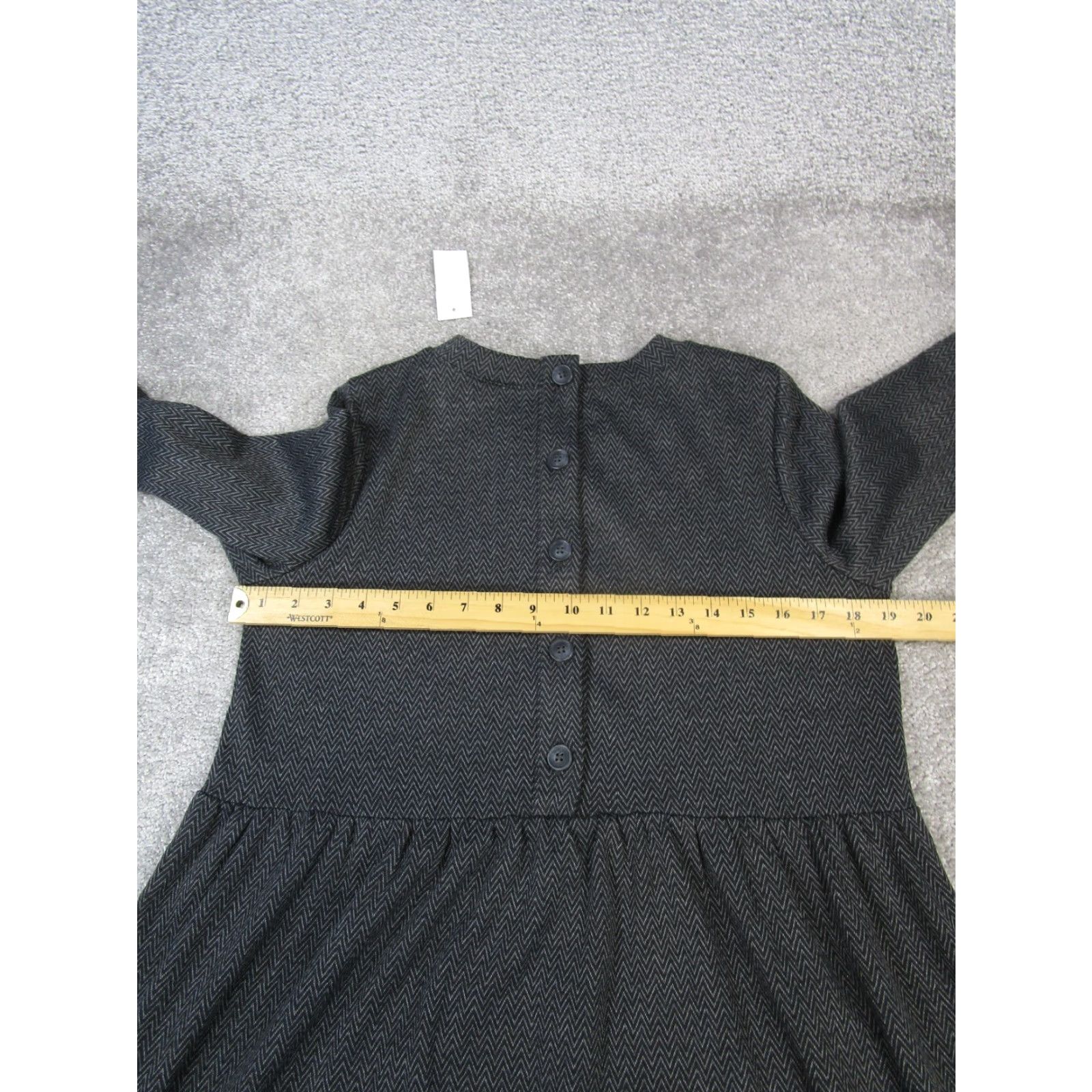 Loft LOFT Dress Blouson Shirt Gray M Womens Short Loft Dress Gray Blouson Style 90s? Size M / US 6-8 / IT 42-44 - 6 Thumbnail