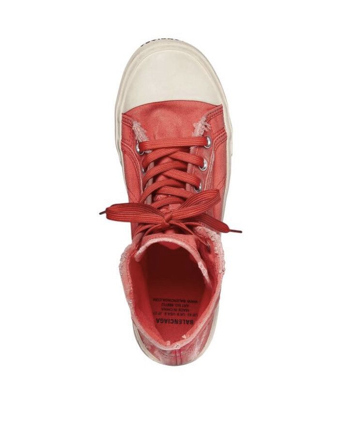 Balenciaga Balenciaga Paris High Top Red Size US 13 / EU 46 - 6 Thumbnail