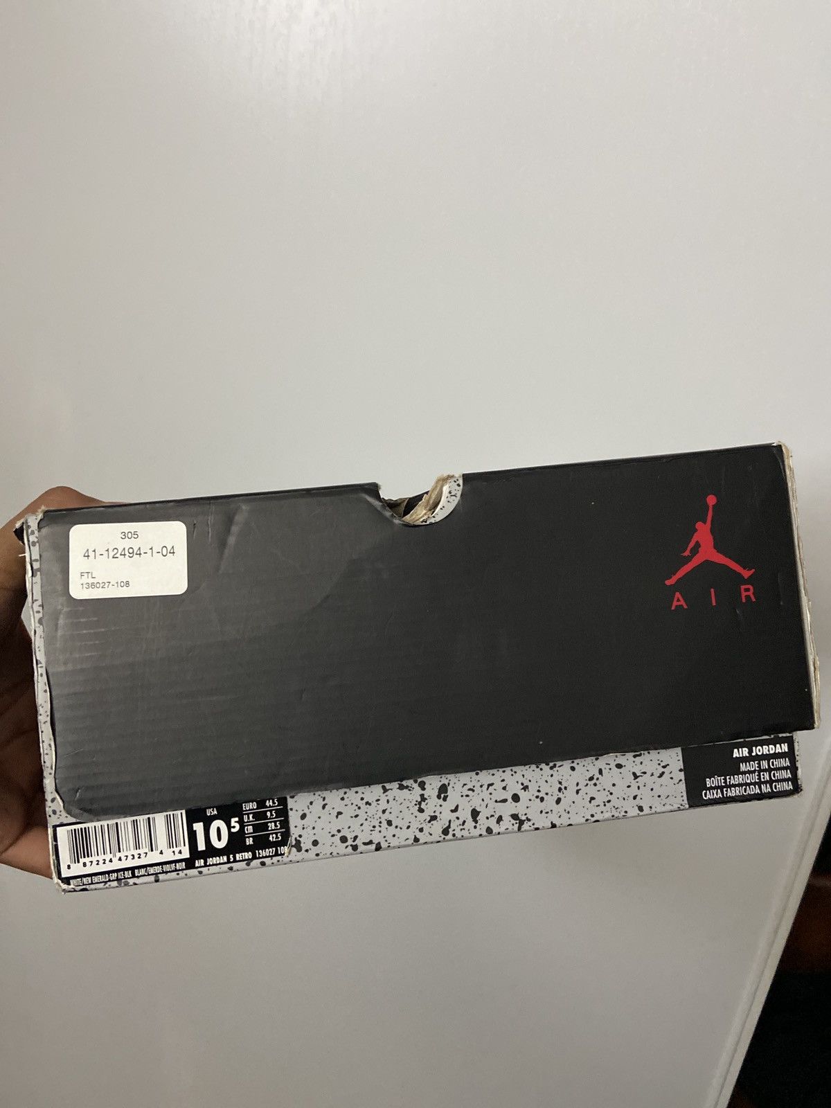 Jordan Brand Jordan 5 grape 2013 8.5/10 condition Size US 10.5 / EU 43-44 - 7 Thumbnail