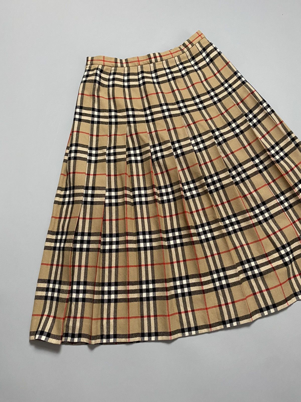 Burberry Burberry vintage wool nova check maxi flared dress Size 30" / US 8 / IT 44 - 14 Thumbnail