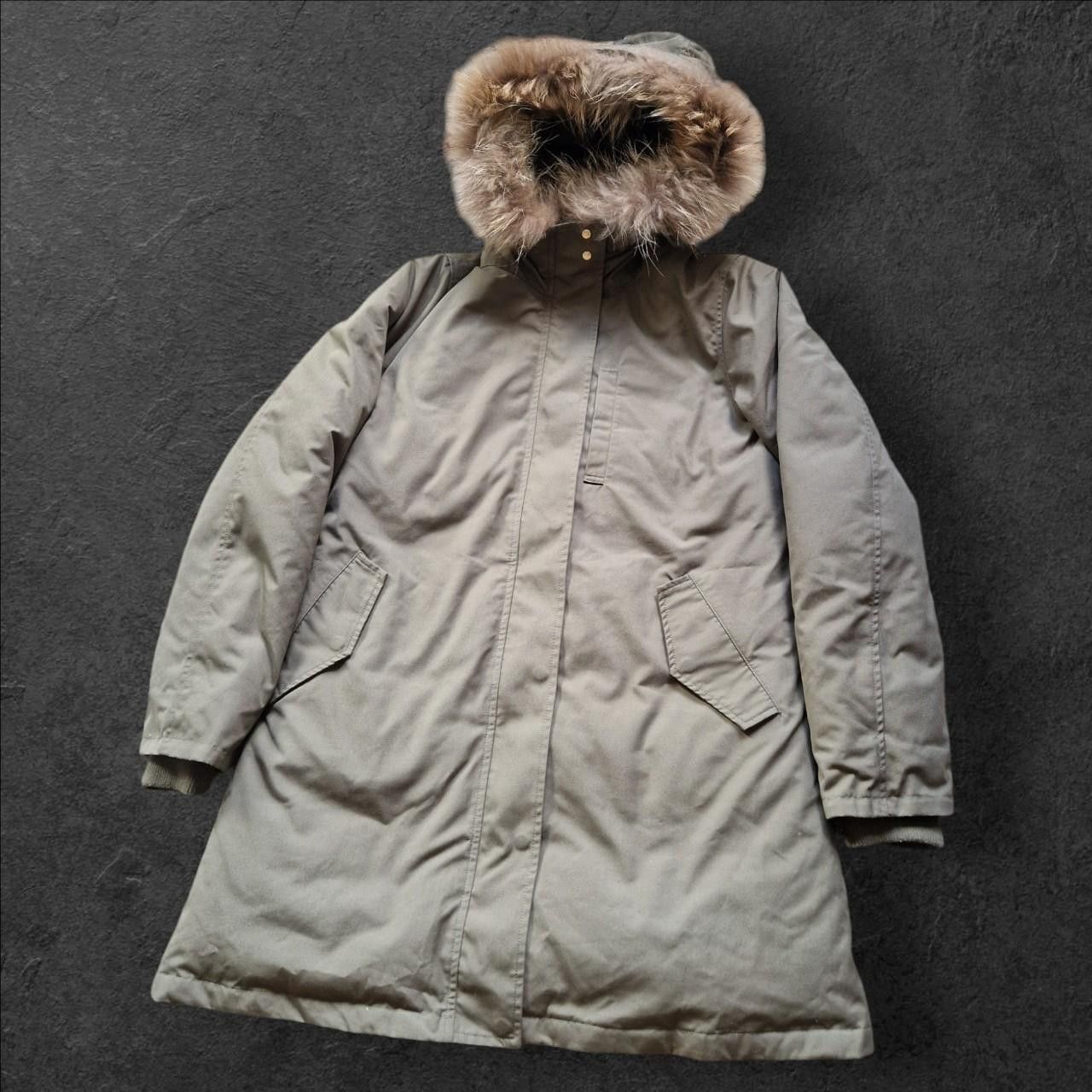 Beams Plus Women's B ming by beams khaki military style parka jacket Size L / US 10 / IT 46 - 2 Thumbnail