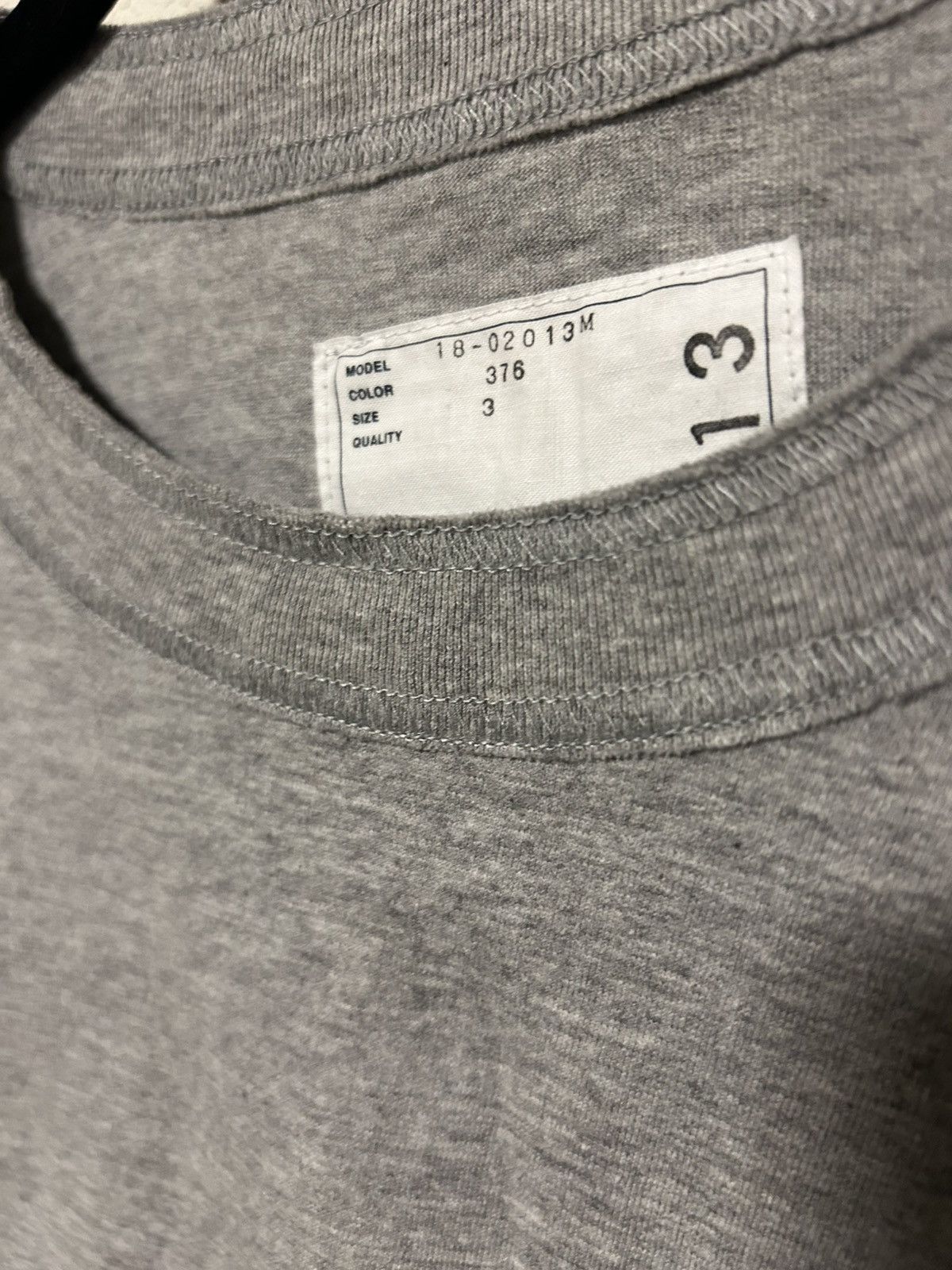 Sacai Sacai Men’s Zip Tee Size US L / EU 52-54 / 3 - 5 Thumbnail