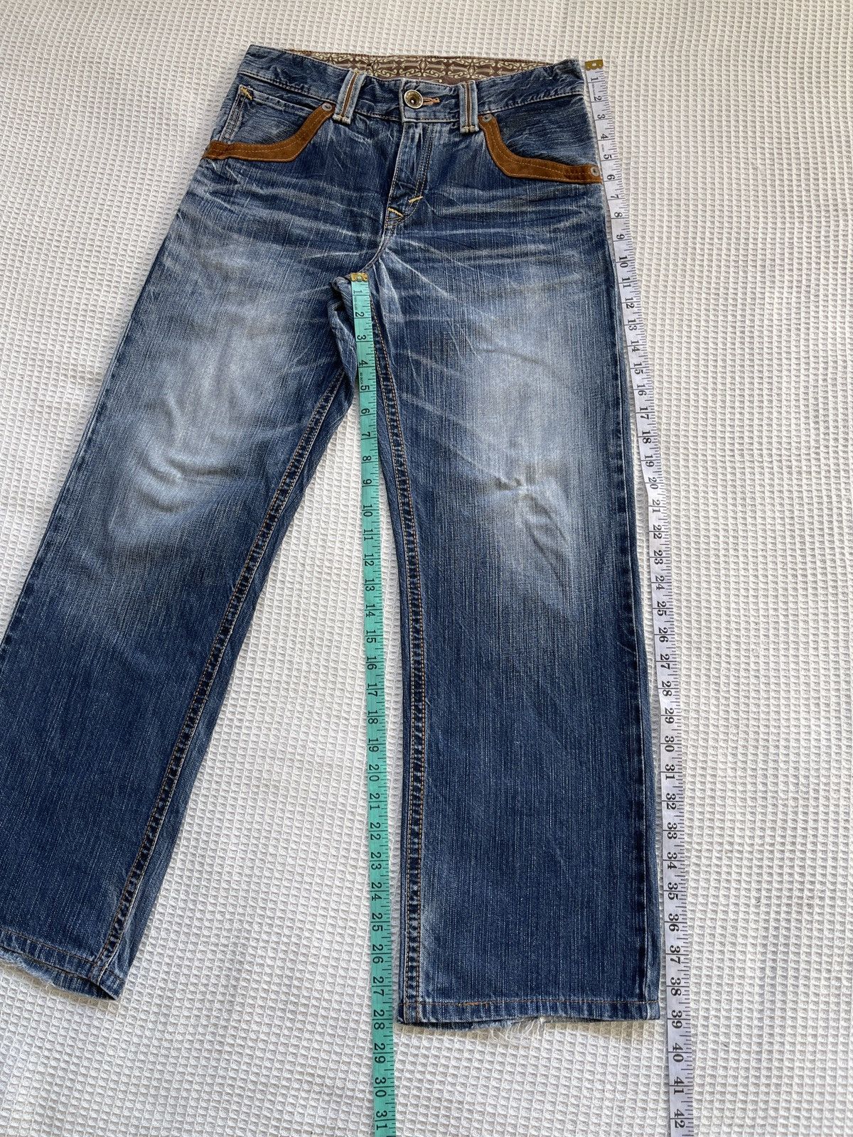 Edwin Last Drop🔥Rare🔥EDWIN Exclusive Vintage Wide Leg Jeans Size US 30 / EU 46 - 13 Thumbnail