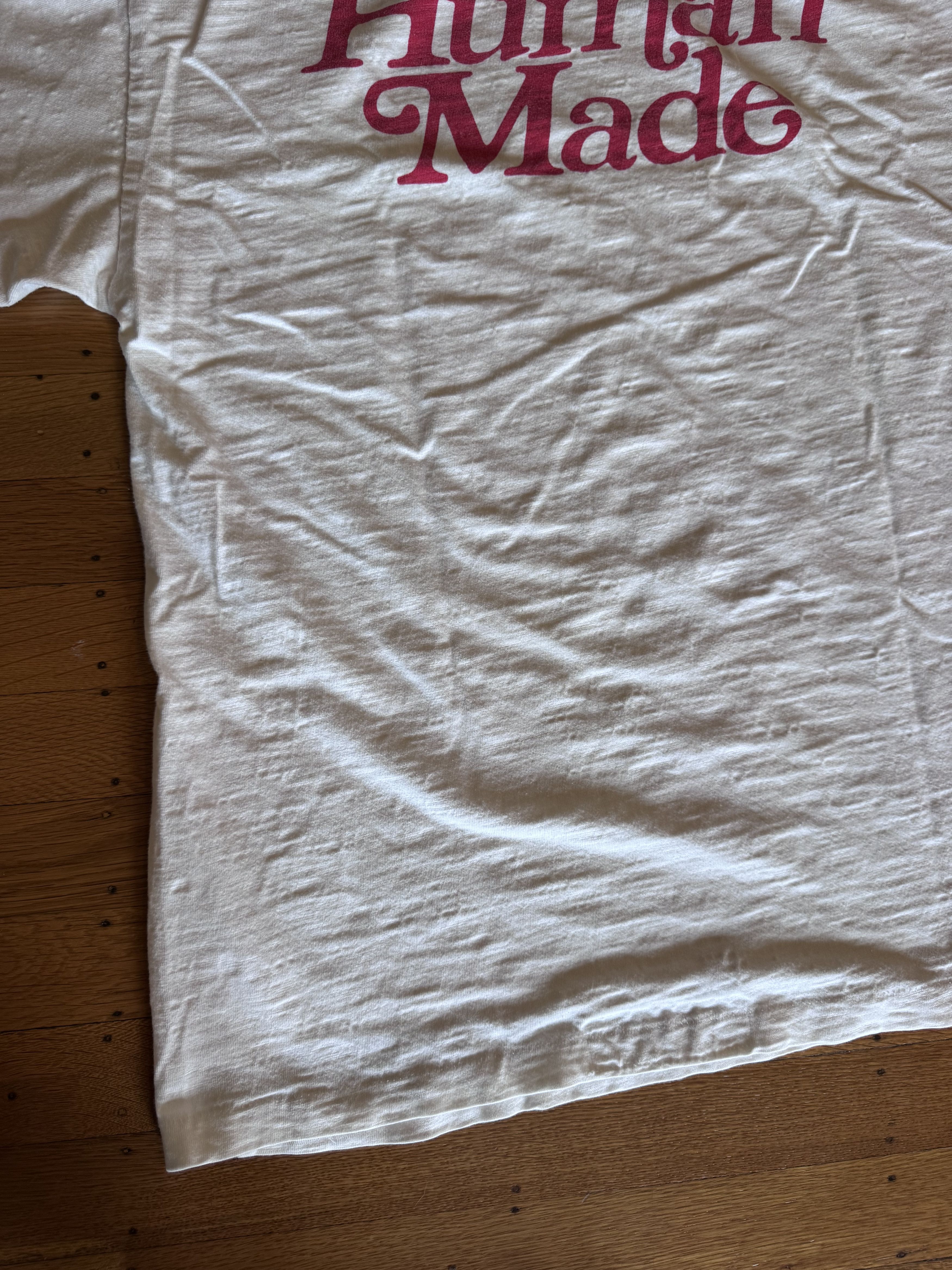 Girls Don't Cry × Human Made Human Made Girls Don't Cry White Loopwheel Tee Size US XL / EU 56 / 4 - 12 Thumbnail