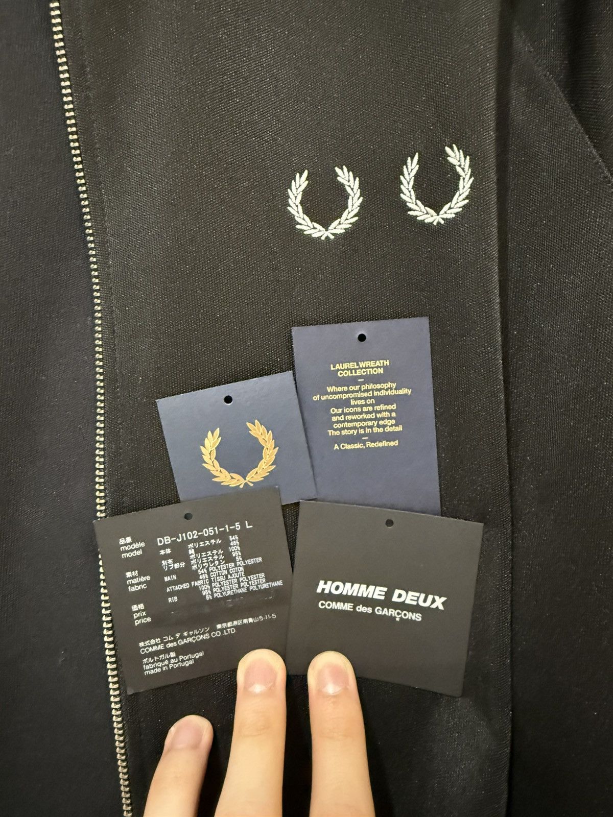 Comme des Garcons (RARE) double laurel wreath logo bomber Size US L / EU 52-54 / 3 - 5 Thumbnail