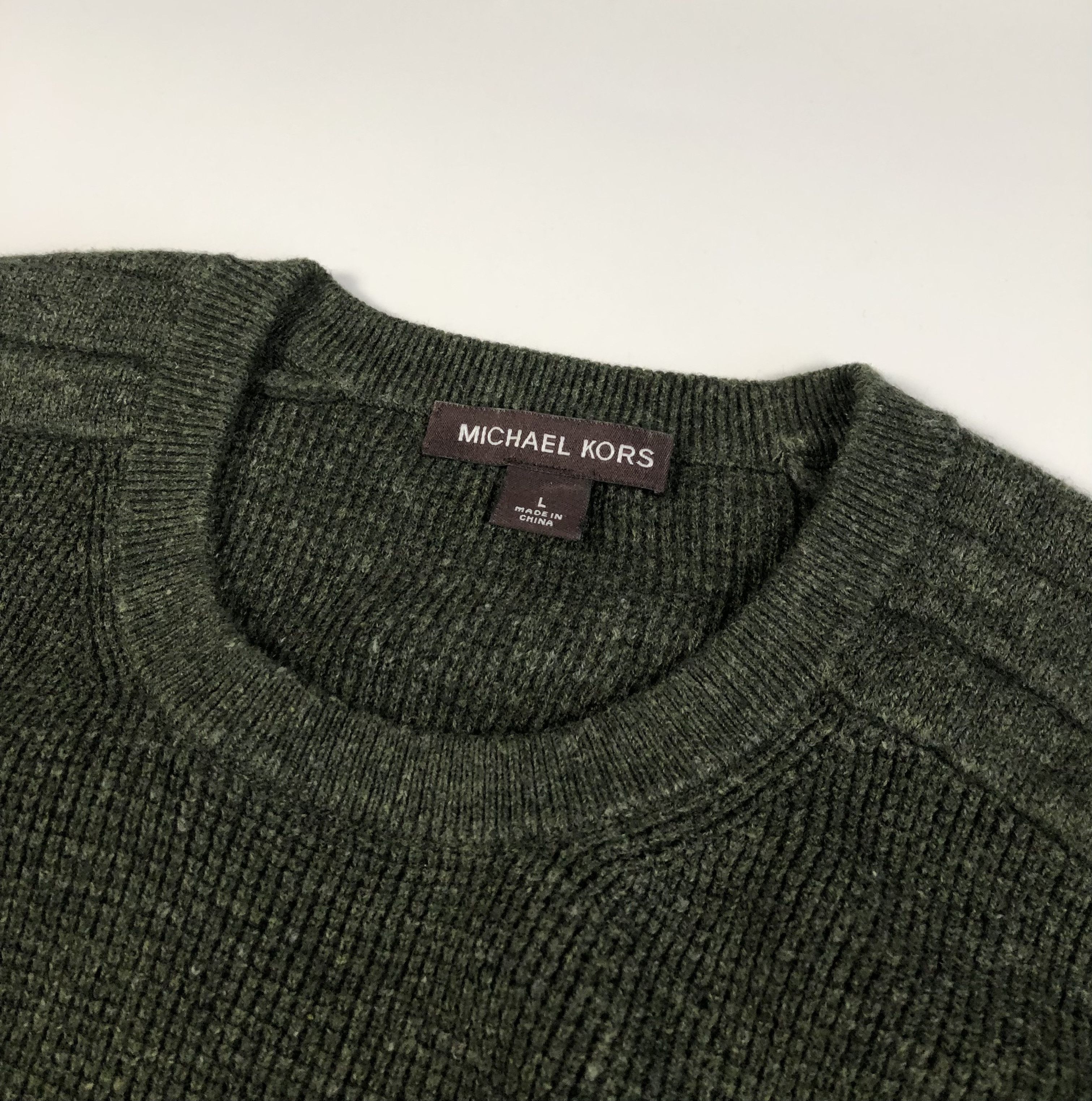 Michael Kors Michael Kors Cotton Wool Crewneck Size US L / EU 52-54 / 3 - 3 Thumbnail