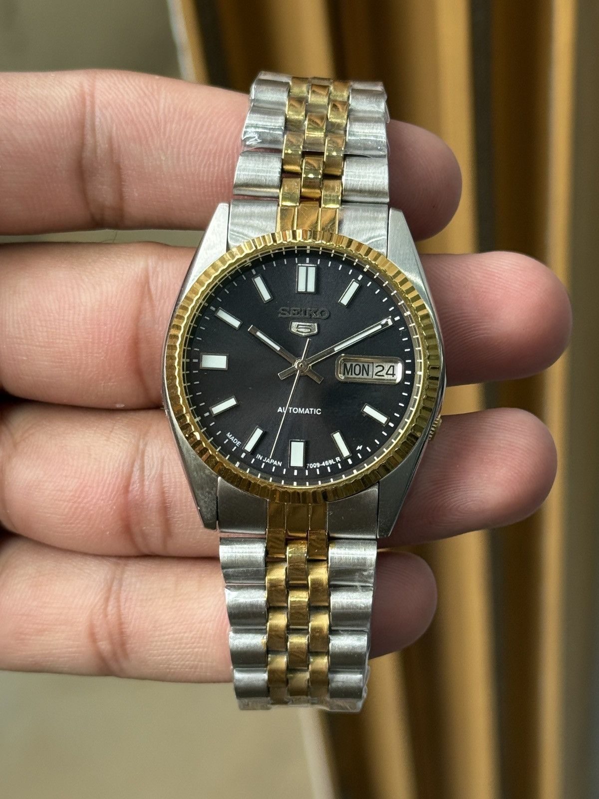 seiko 5 snxj90 datejust dress gold silver Seiko 5 7S26-3110 – Turgay's Watches