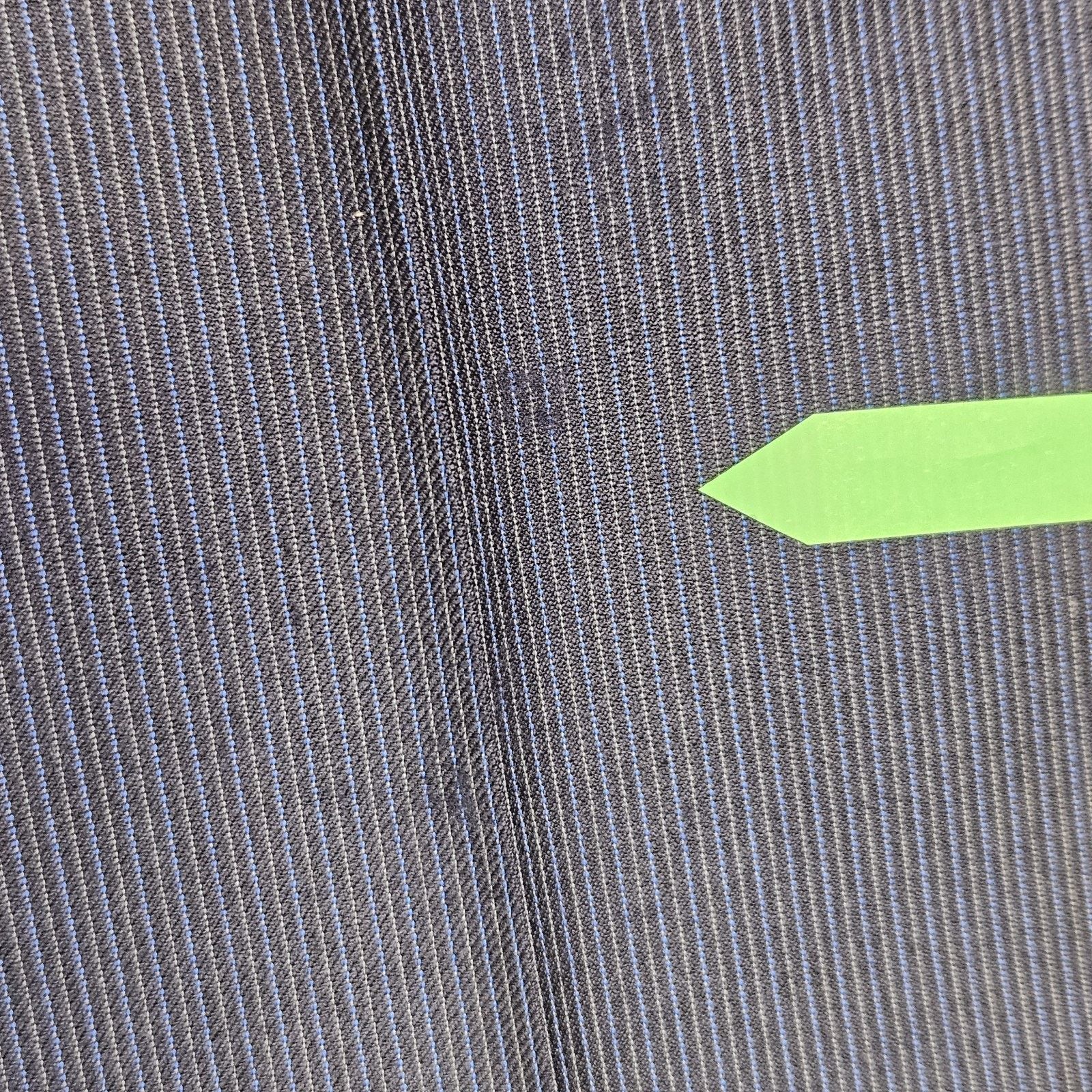 Michael Kors Michael Kors Madison Suit Peak Lapel Micro Stripe Black Set Size 38S - 19 Thumbnail