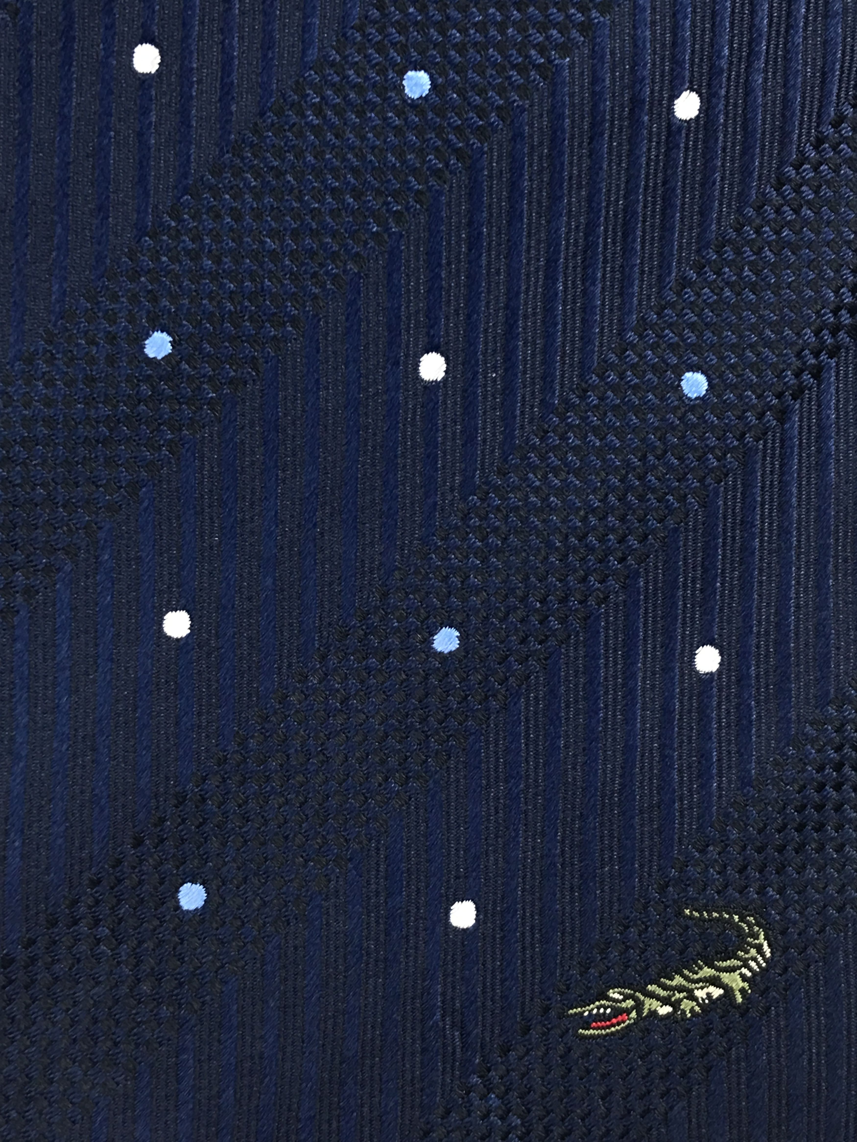 Designer × Vintage Vintage Crocodile Silk Necktie Size ONE SIZE - 5 Thumbnail