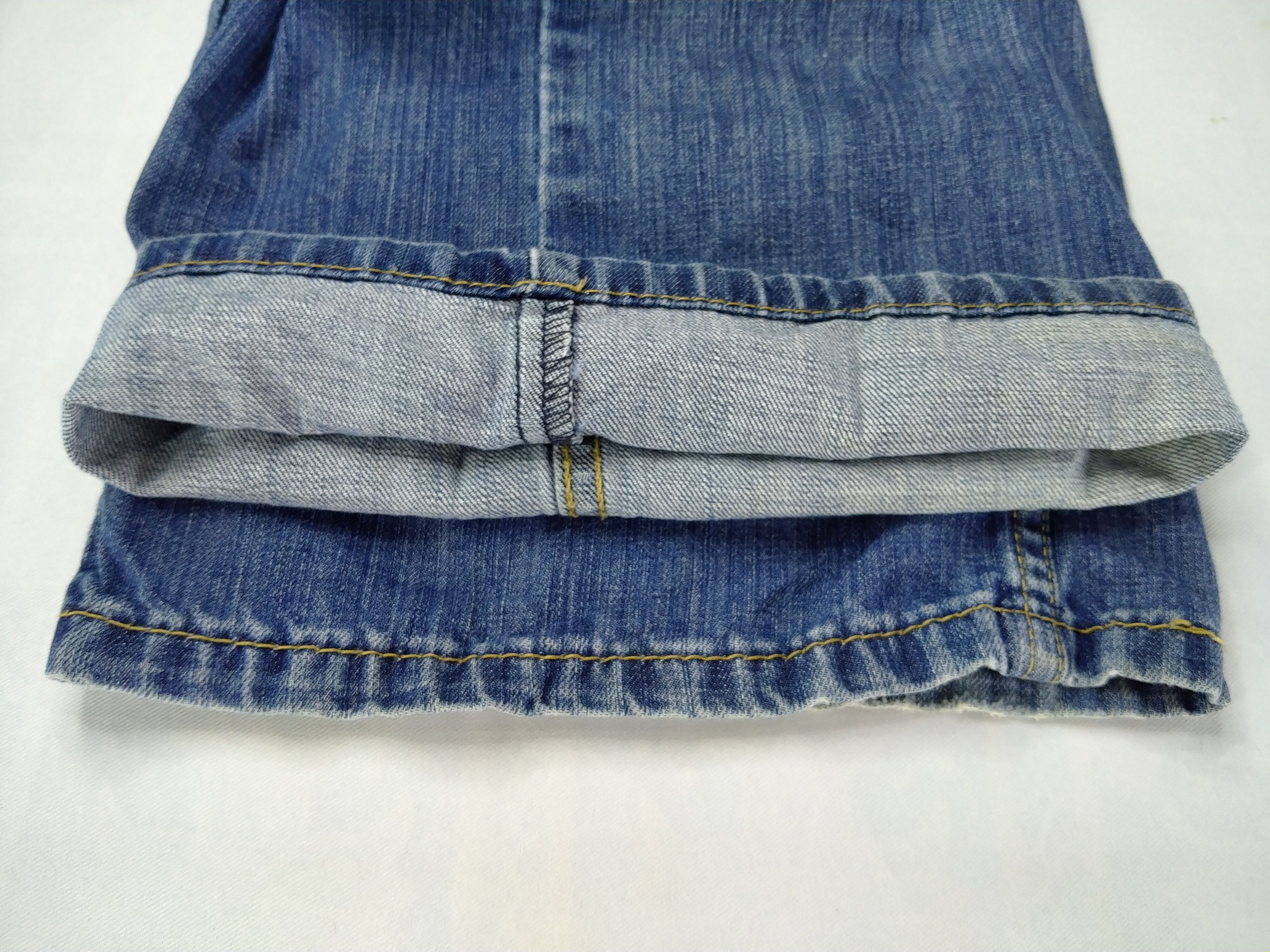 Levi's Vintage Clothing Blue Distressed Vintage Levi's 559 Denim 40x33.5 -JN445 Size US 40 / EU 56 - 12 Thumbnail