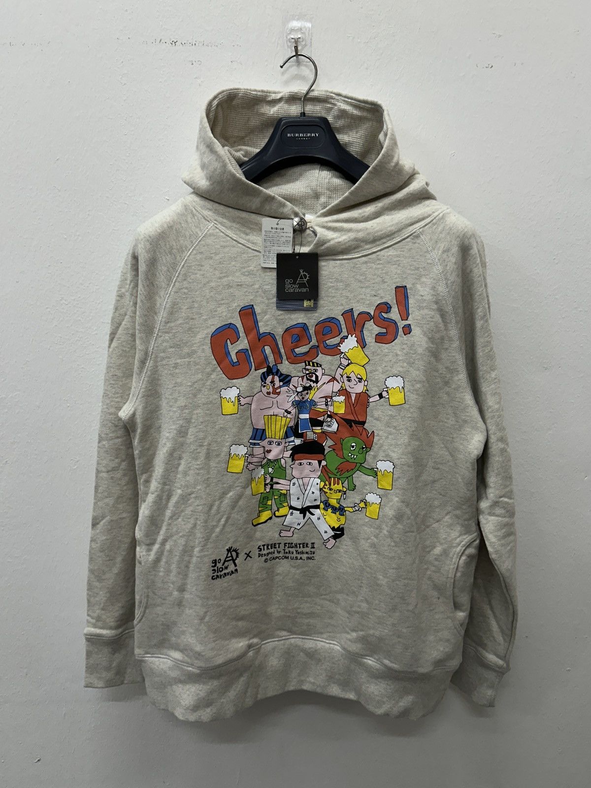 go slow caravan AW20 Go Slow Caravan X Street Fighter Grey Hoodie Size US M / EU 48-50 / 2 - 4 Thumbnail
