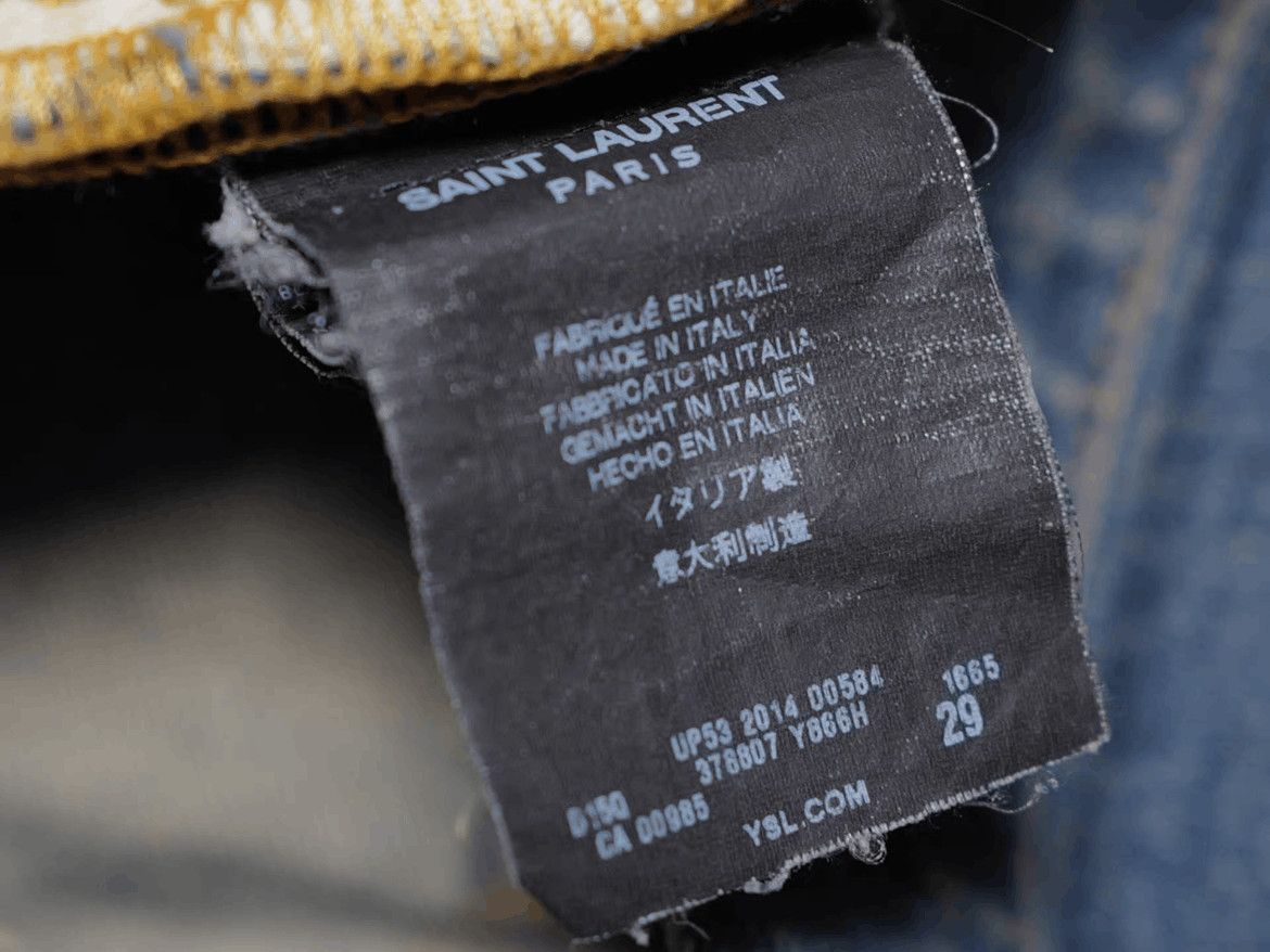 Saint Laurent Paris Saint Laurent Paris 15SS D09 Bell Bottom Denim Size US 29 - 3 Thumbnail