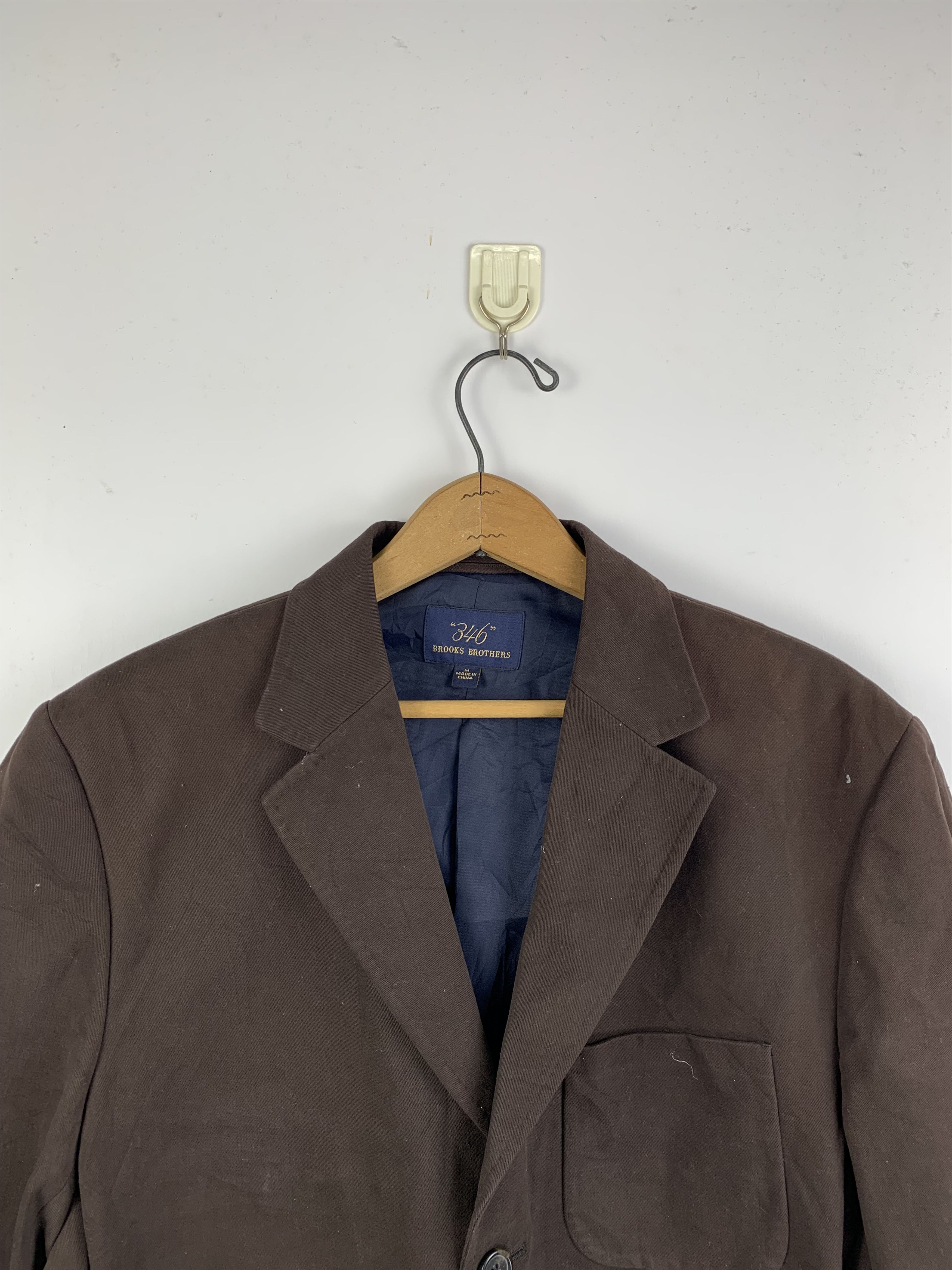 Brooks Brothers Vintage 90s Brooks Brother Blazer Wool Jacket J1650 Size US M / EU 48-50 / 2 - 2 Thumbnail